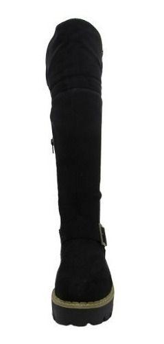 Bota Casual Para Niña Color Negro-5