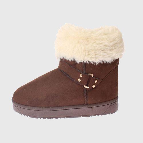 Bota Piel Café Vía Franca Mujer-1