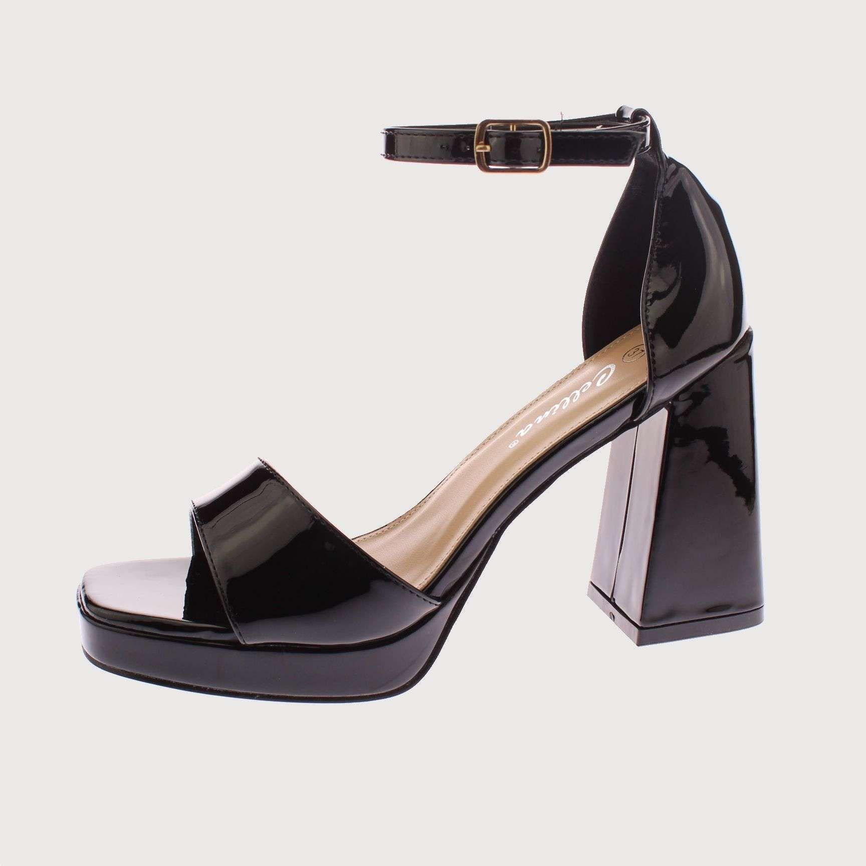 Sandalia Fiesta Negro Vía Franca Mujer Art: 5G232708BLACK-1