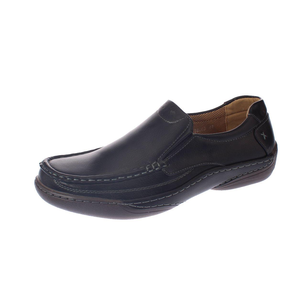 Mocasín Negro Vía Franca Hombre-0