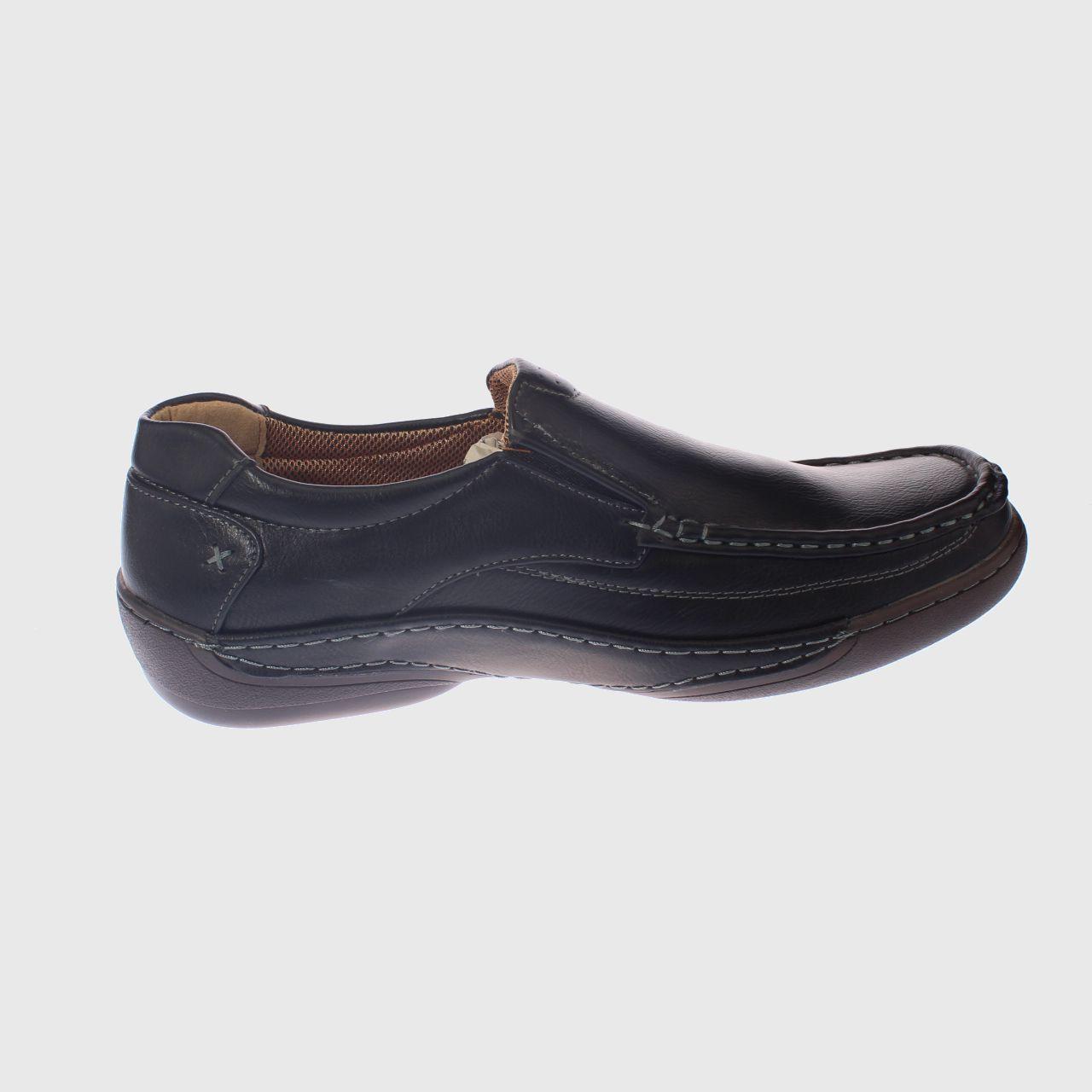 Mocasín Negro Vía Franca Hombre-3