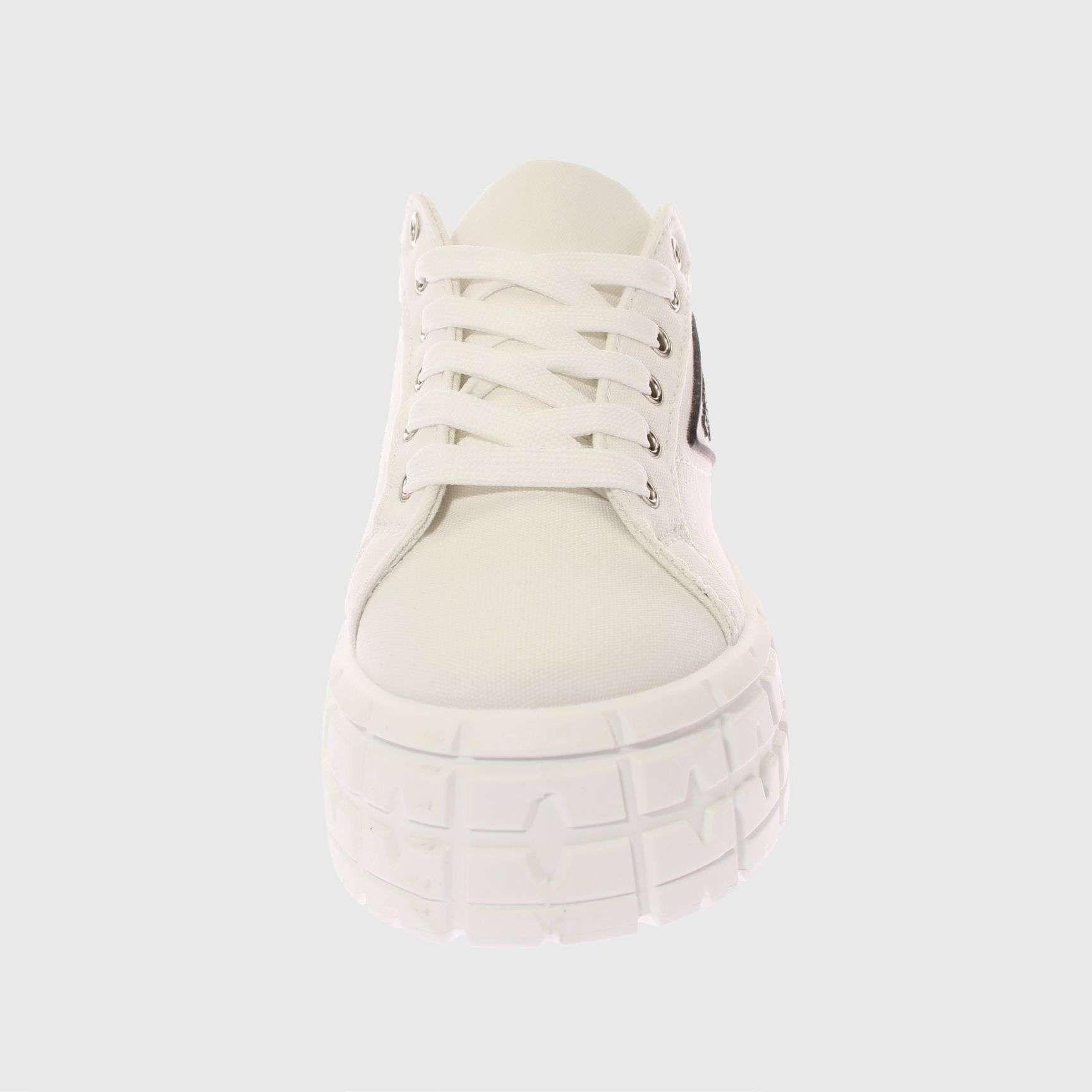Zapatilla Lona Blanco Vía Franca  Mujer-2