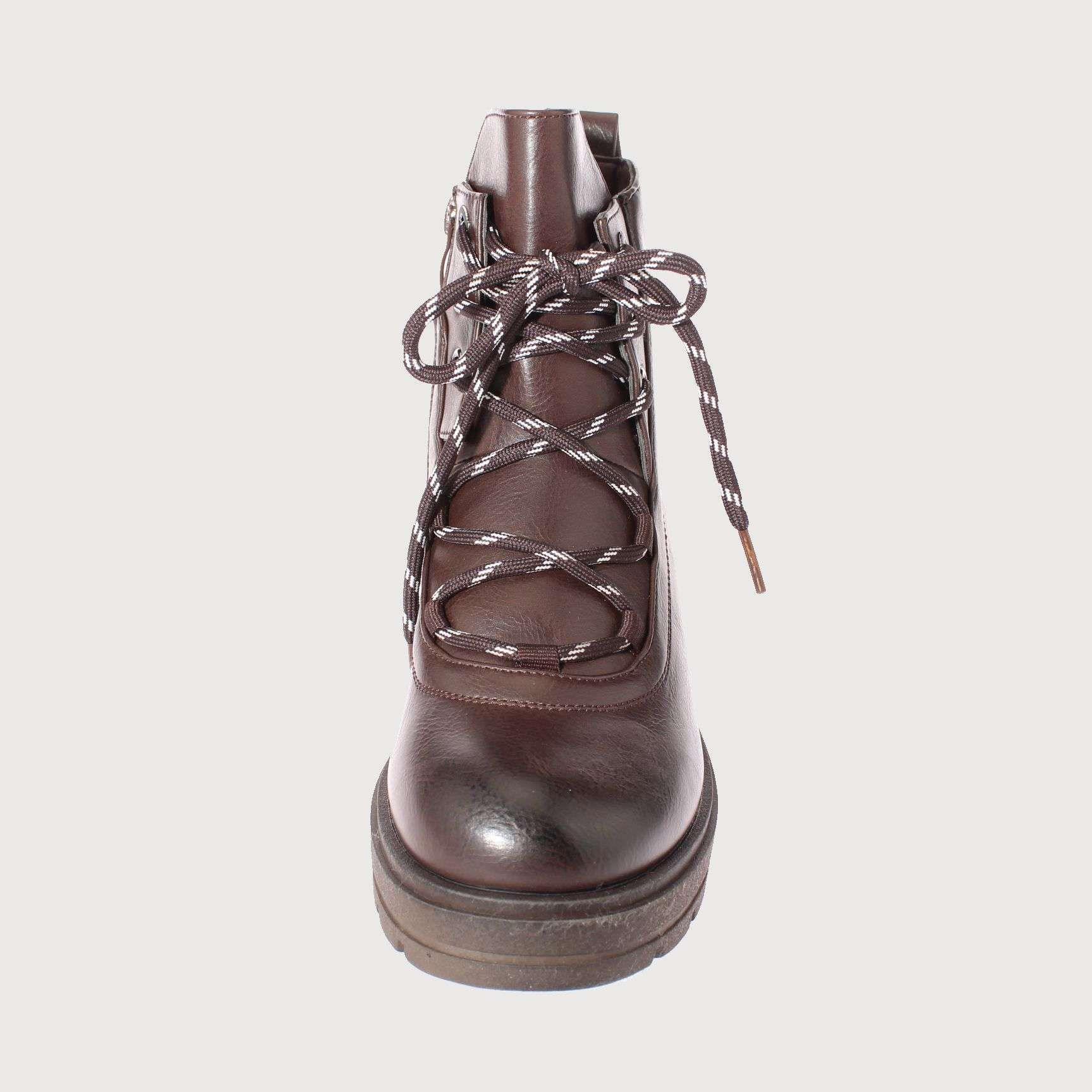 Botín Army Chocolate Vía Franca Mujer Art: 5QM2049COFFEE-2