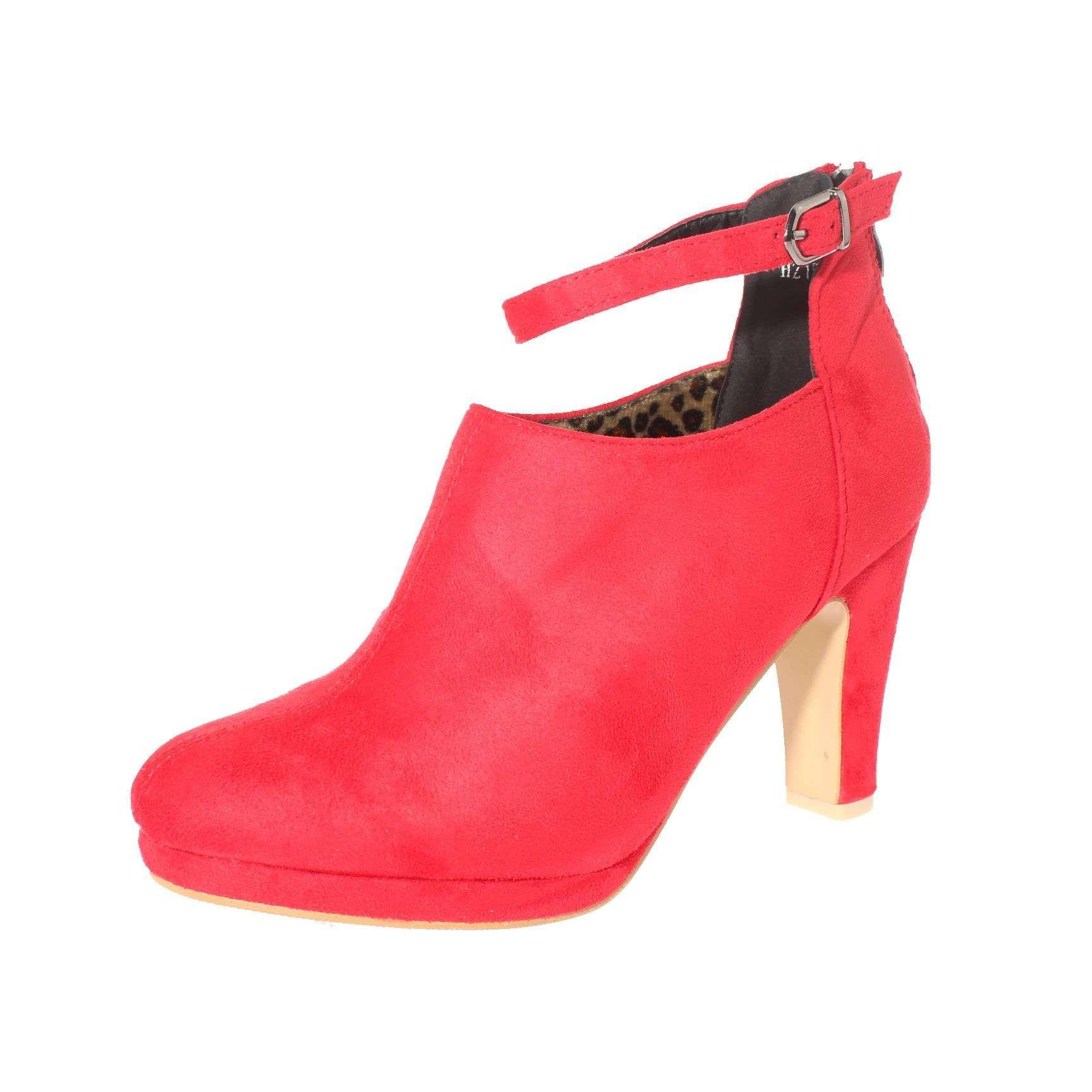 Zapato Rojo Vía Franca Mujer-0