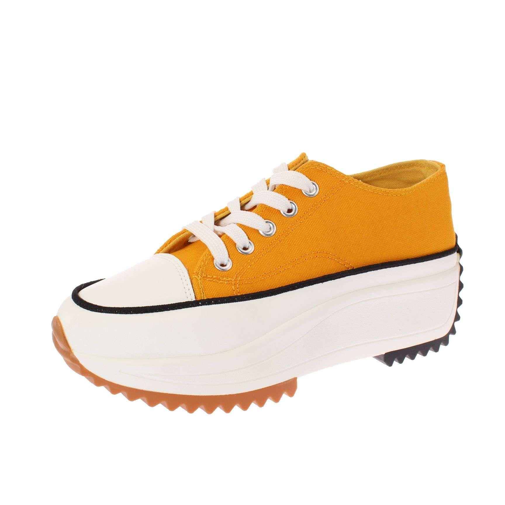 Zapatilla Lona Amarillo Vía Franca Mujer Art: 5LA20YELLOW-0