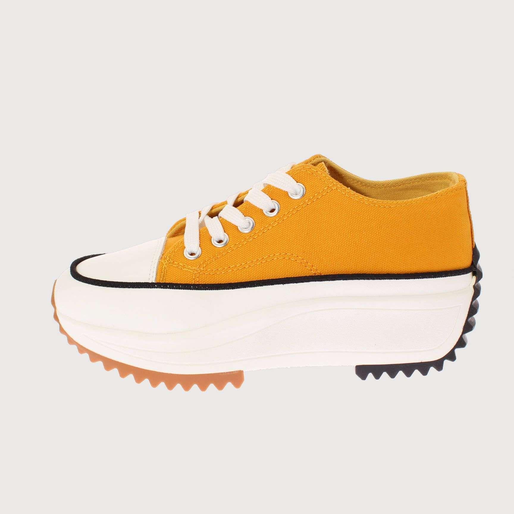 Zapatilla Lona Amarillo Vía Franca Mujer Art: 5LA20YELLOW-1