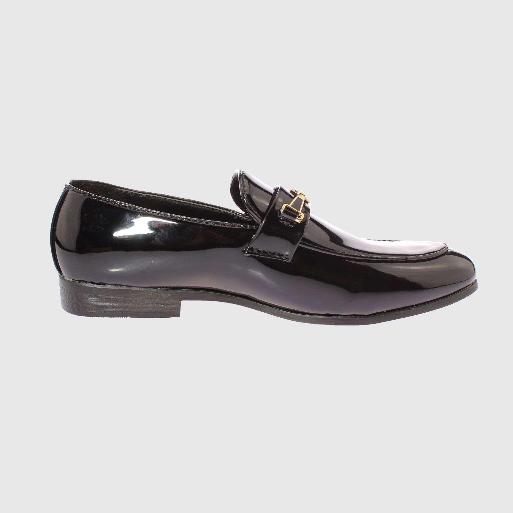 Zapato Negro Vía Franca Hombre-3