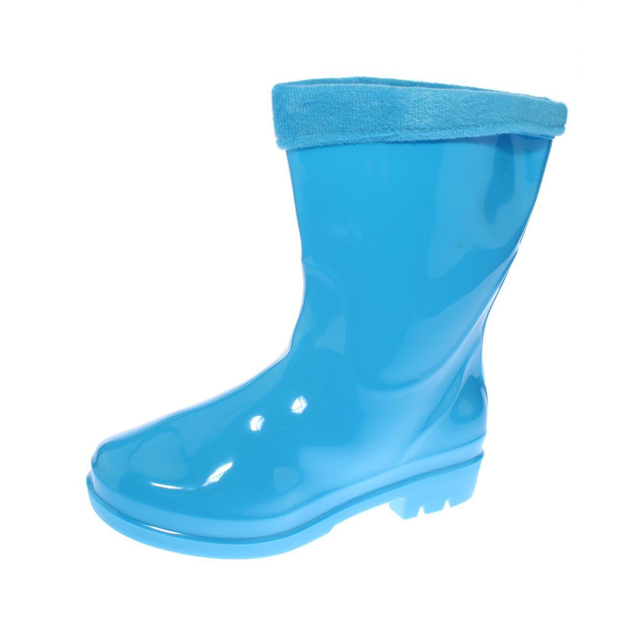 Bota LluVía Azul Vía Franca Niña-0