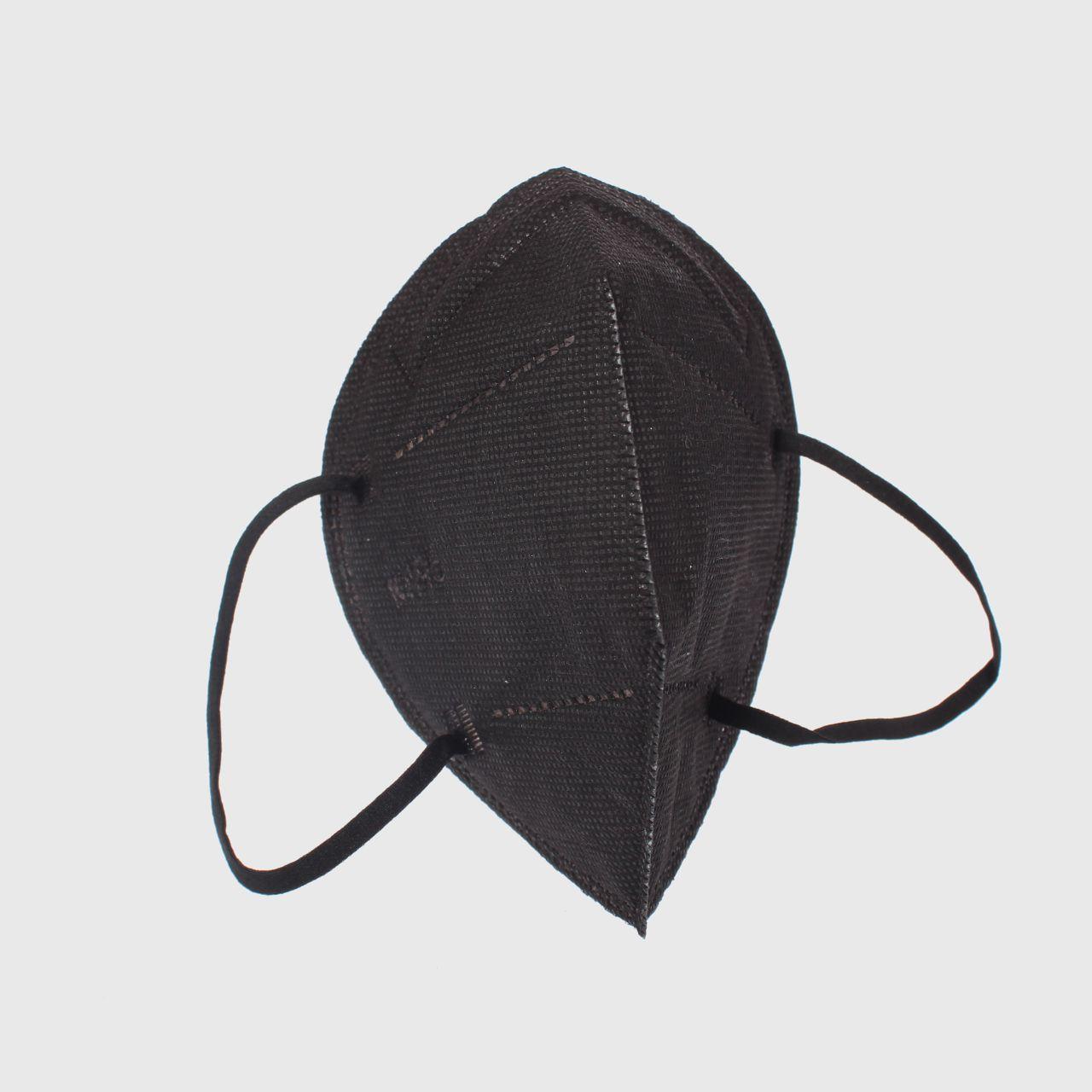Pack 20 Mascarillas KN95 Negra Negro Vía Franca Unisex-1
