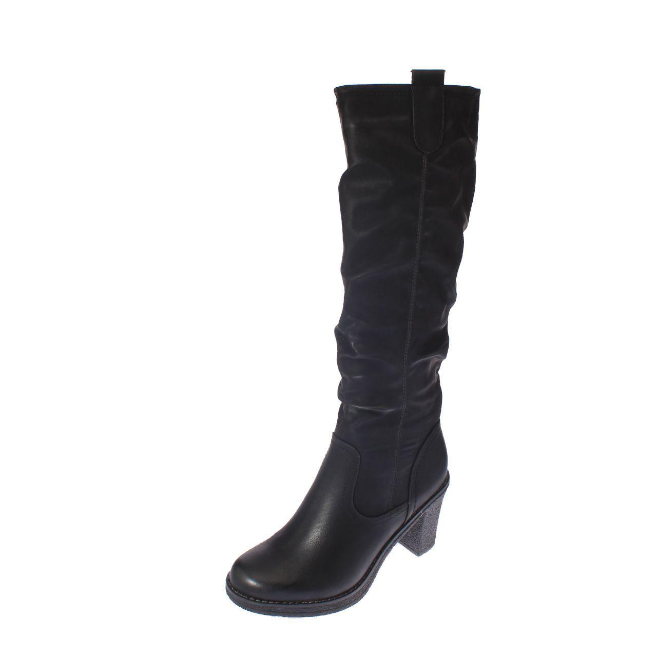 Bota Negro Vía franca Mujer-0