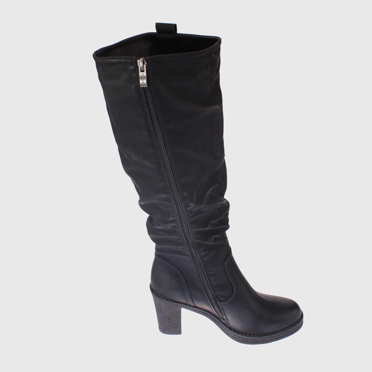 Bota Negro Vía franca Mujer-2