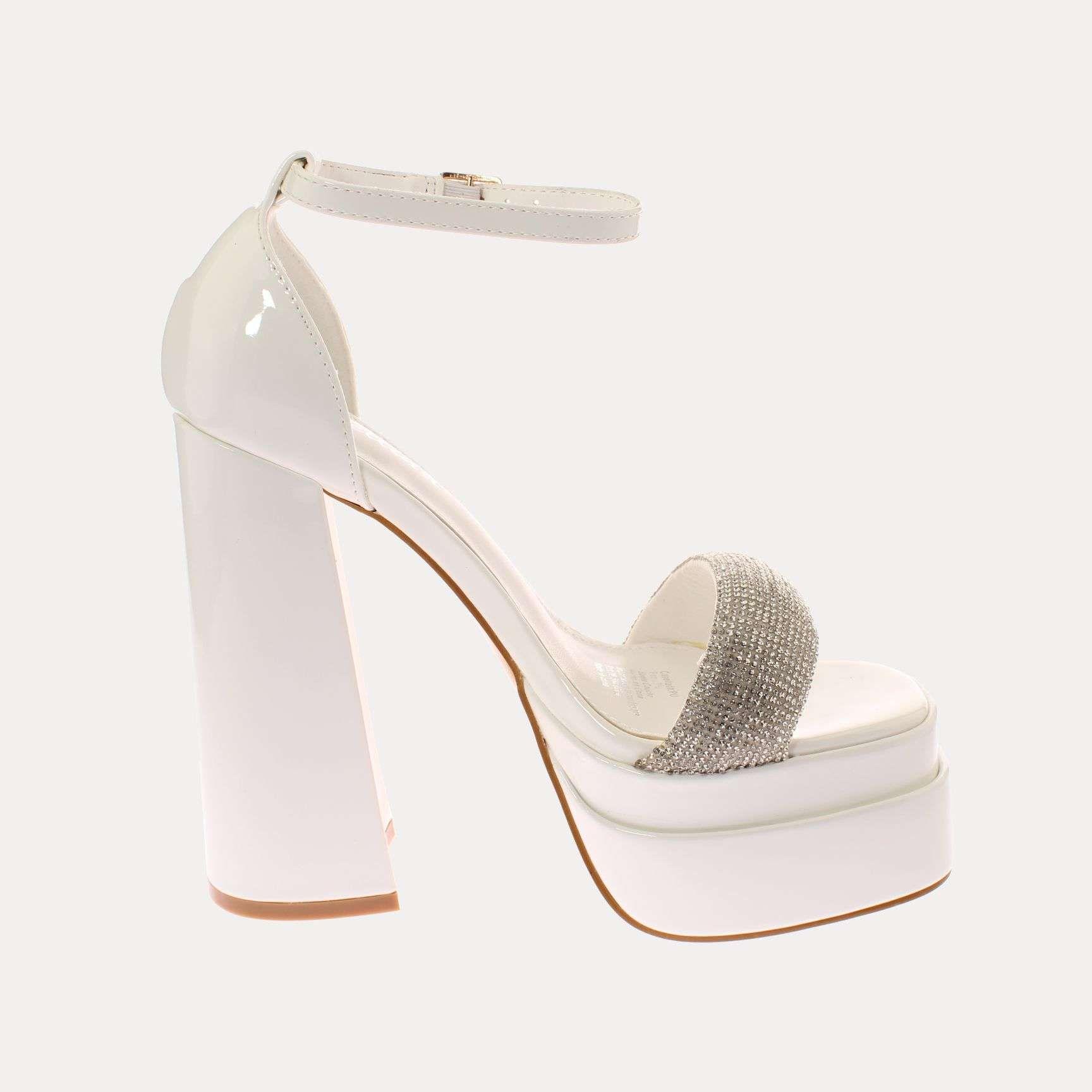 Sandalia Plataforma Blanco Vía Franca Mujer Art: 5G231208BLANCO-3