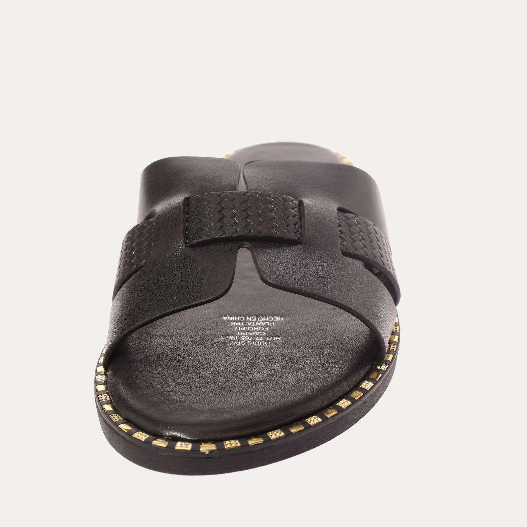 Sandalia Negro Vía Franca Mujer Art: 5KD71BLACK-2