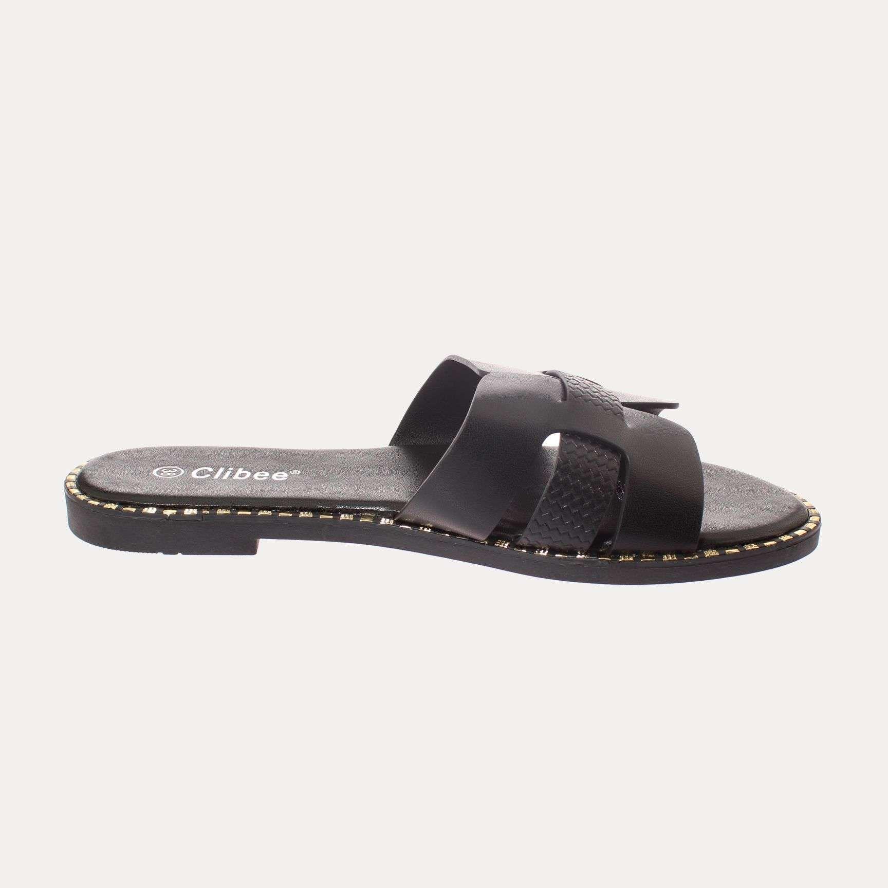 Sandalia Negro Vía Franca Mujer Art: 5KD71BLACK-3