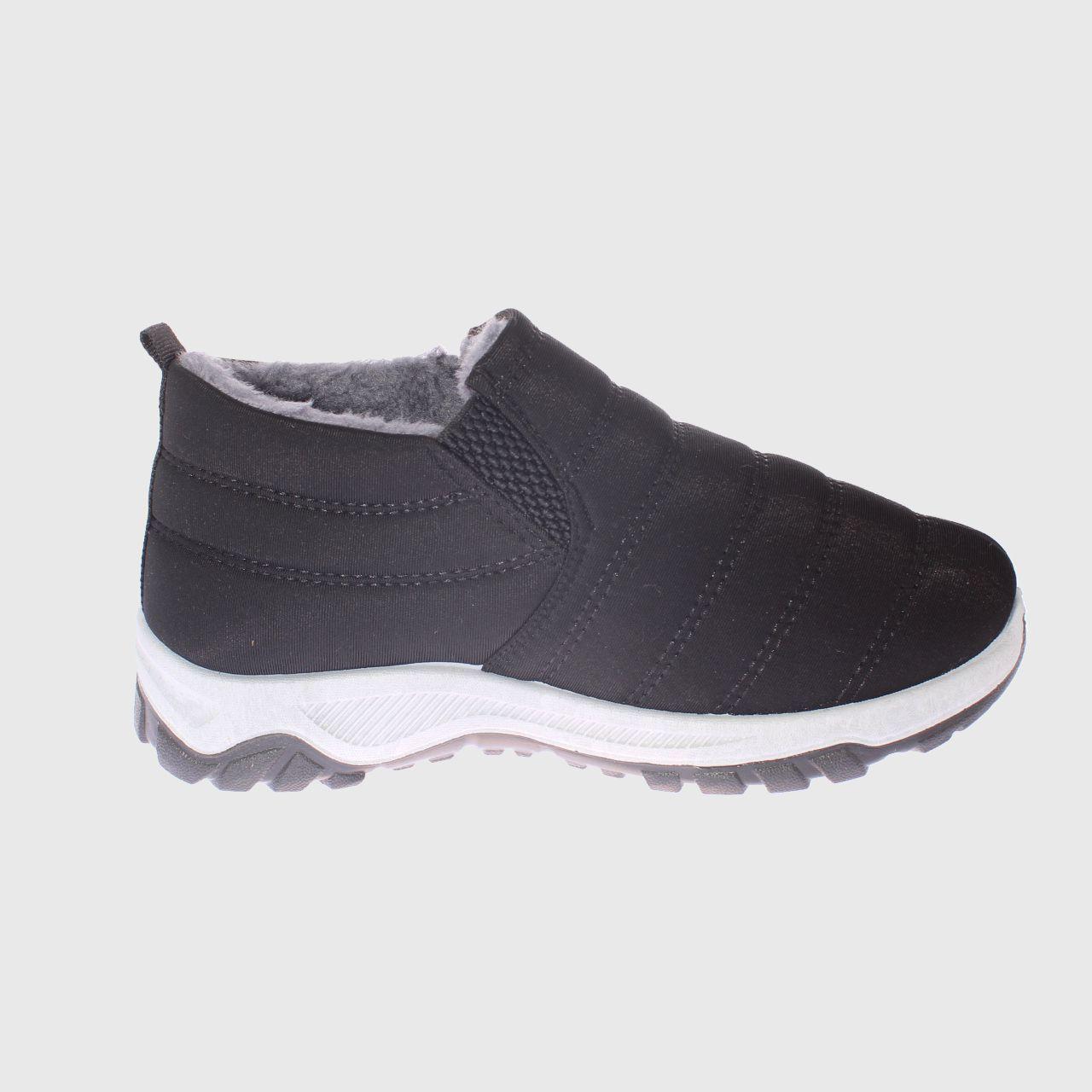 Zapatilla Piel Negro Vía Franca Mujer-3