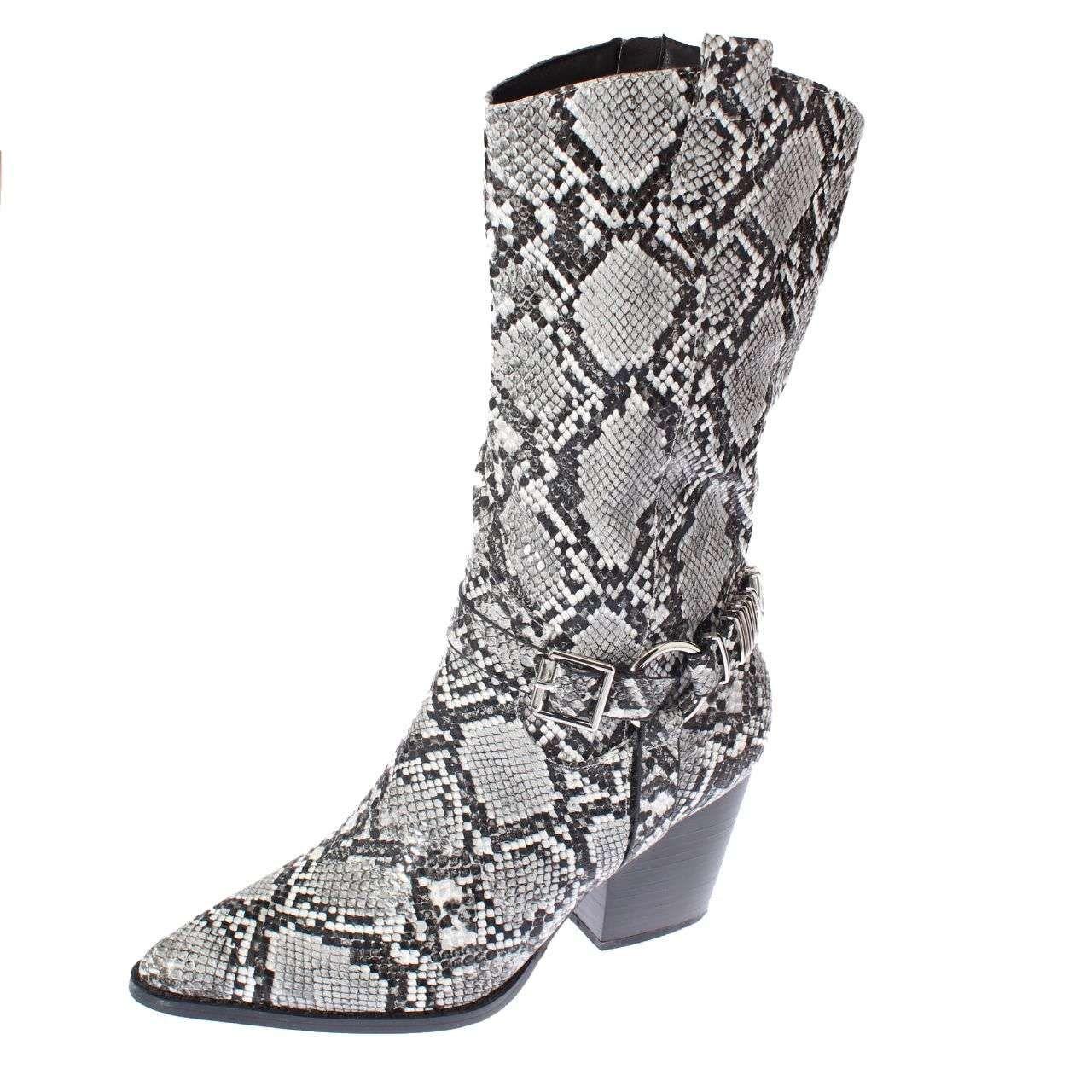 Bota Negro Vía Franca Mujer Art: 512017301SNAKE-0