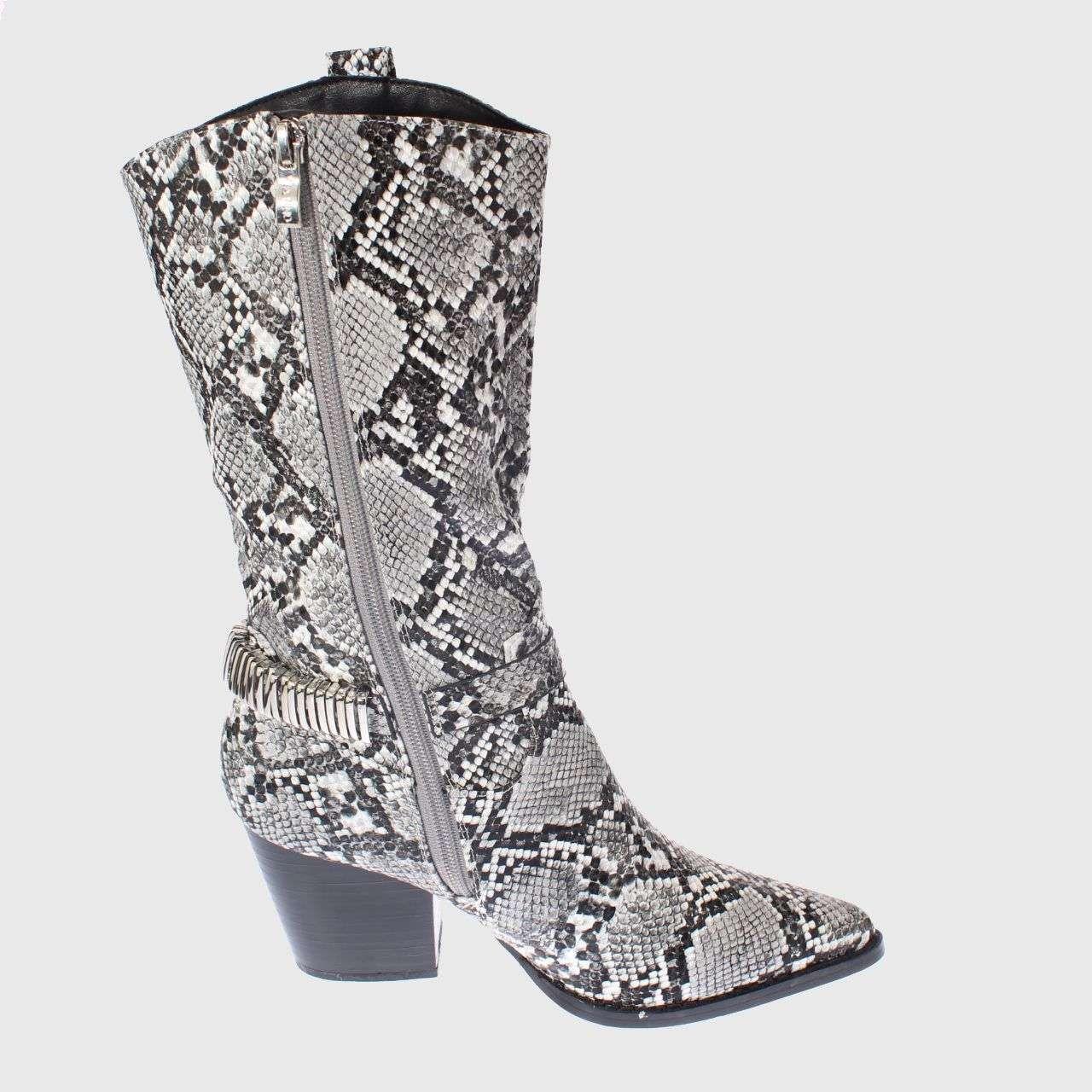 Bota Negro Vía Franca Mujer Art: 512017301SNAKE-3