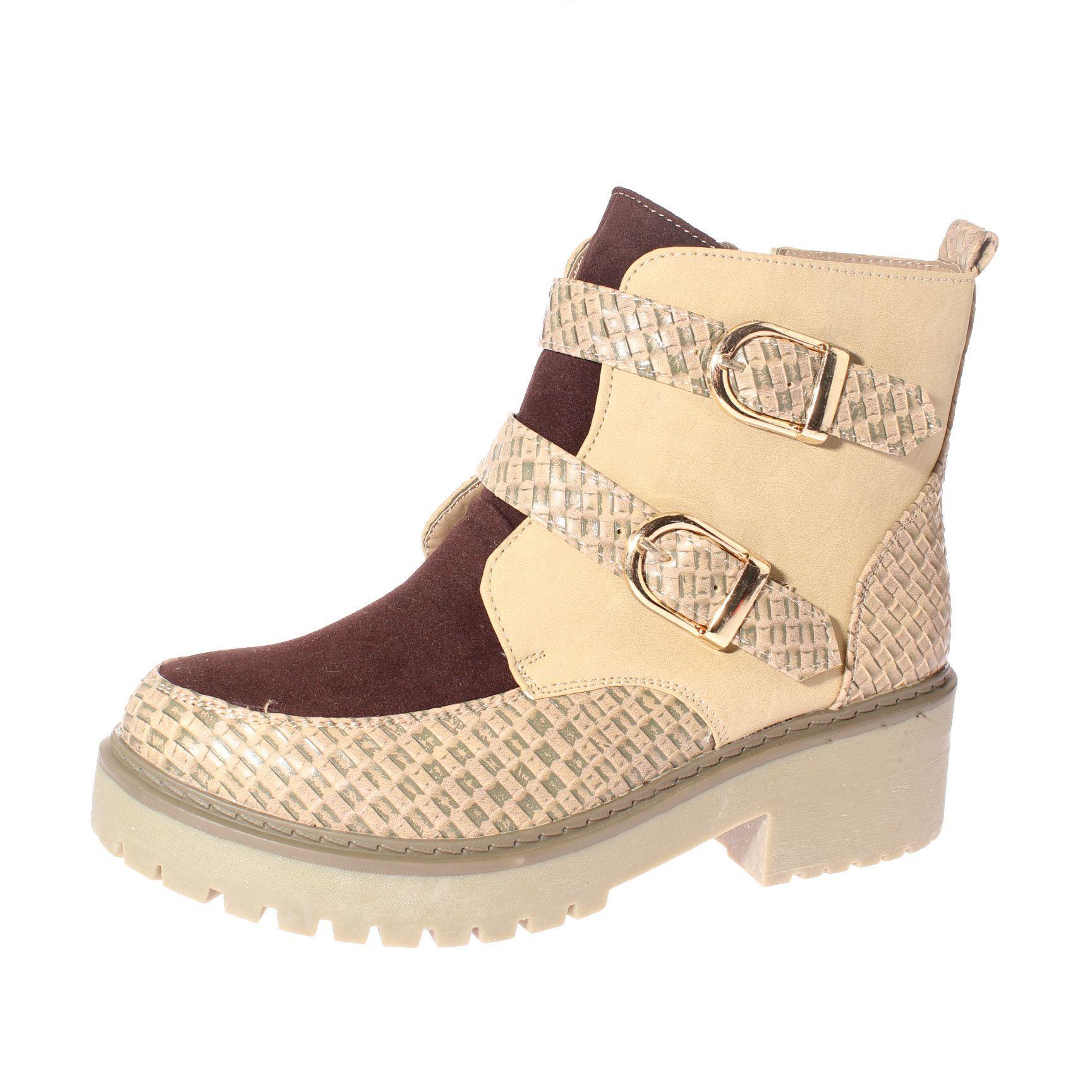 Botín Beige Vía Franca Mujer-0