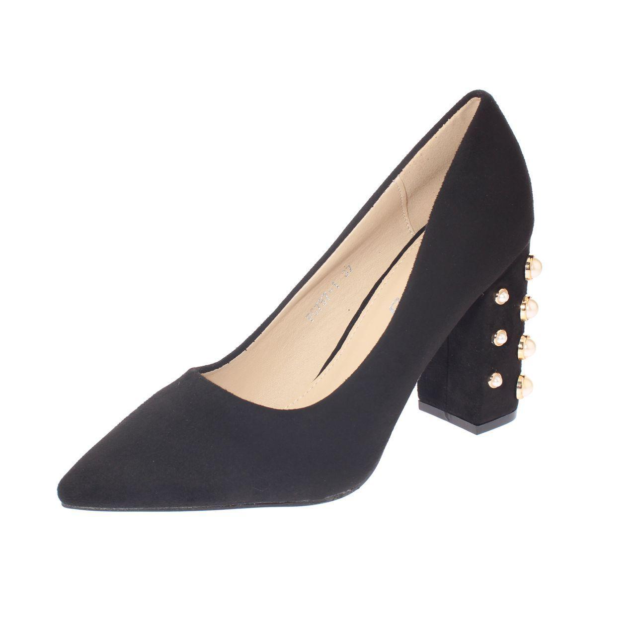 Zapato vestir Negro Vía Franca Mujer-0