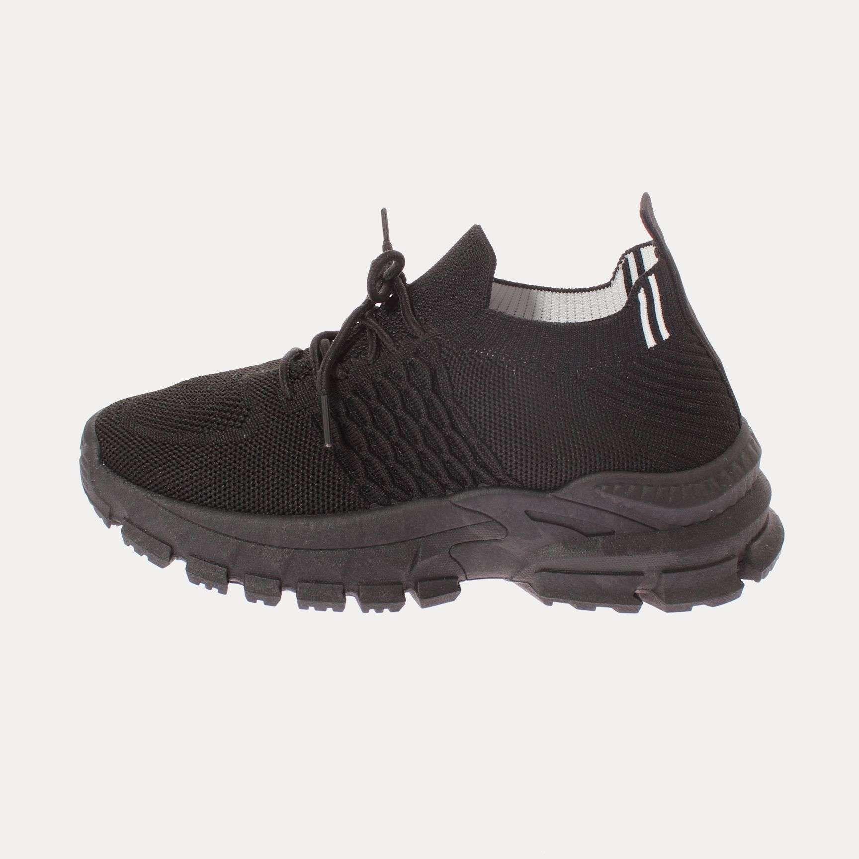 Zapatilla Colegio Negro Vía Franca Niño Art: 3PG24213BLACK-1
