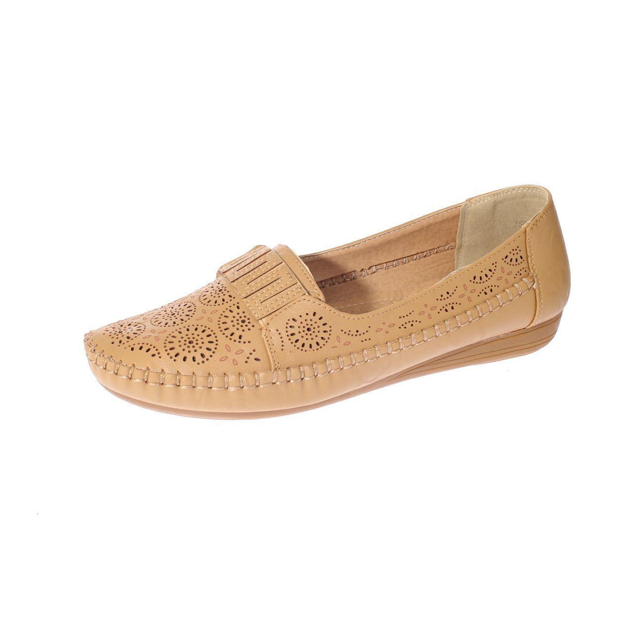 Mocasín Camel Vía Franca Mujer-0