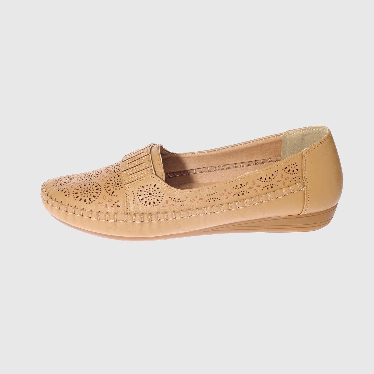 Mocasín Camel Vía Franca Mujer-1