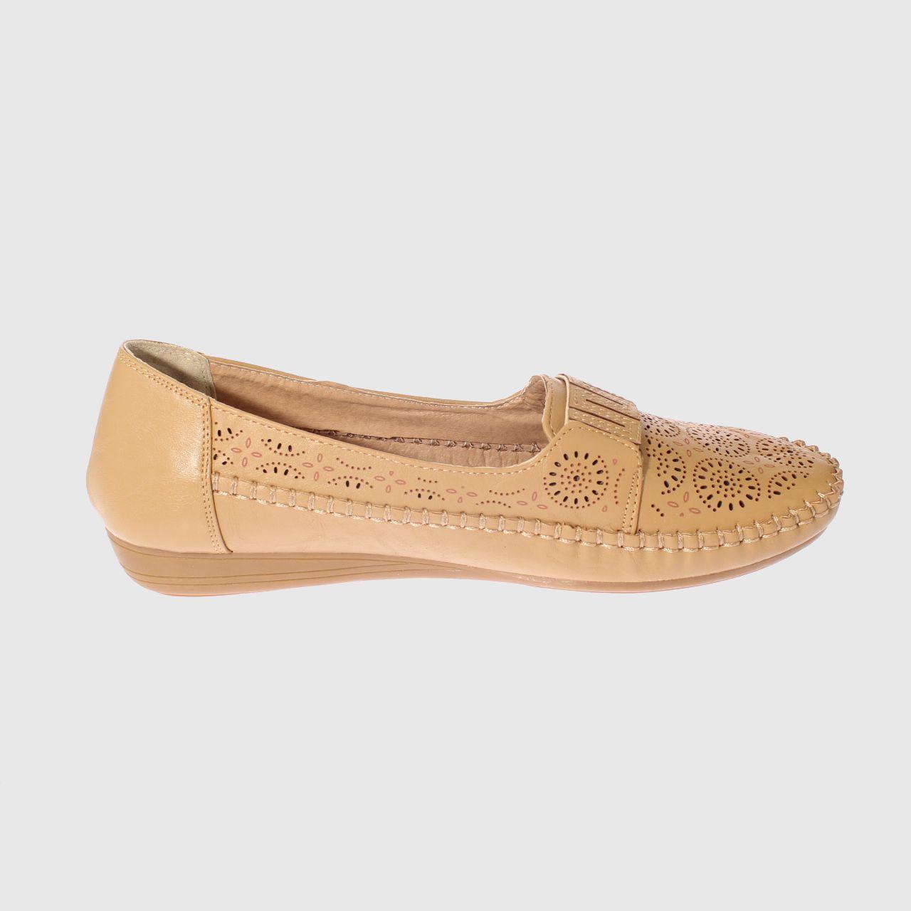 Mocasín Camel Vía Franca Mujer-3