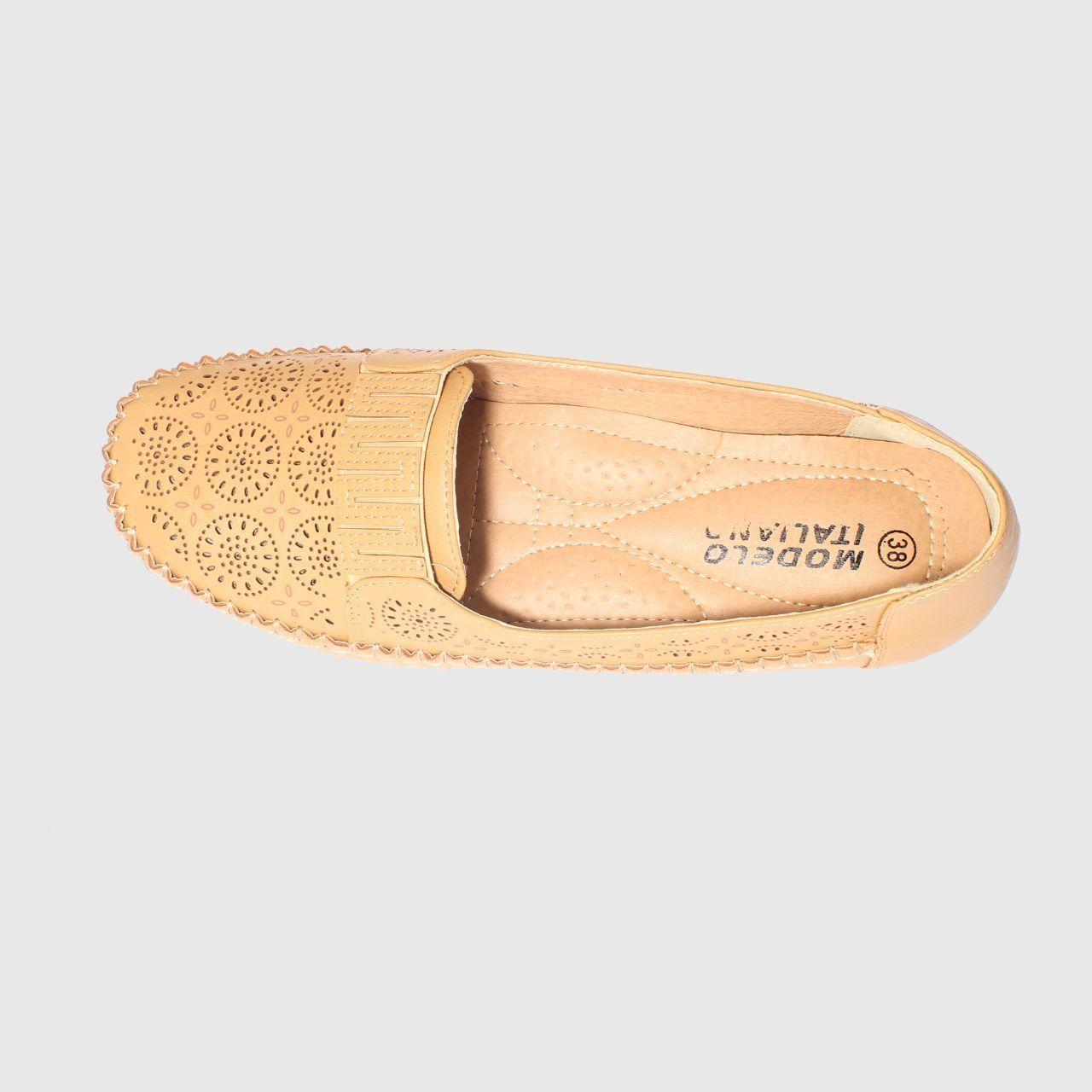 Mocasín Camel Vía Franca Mujer-5