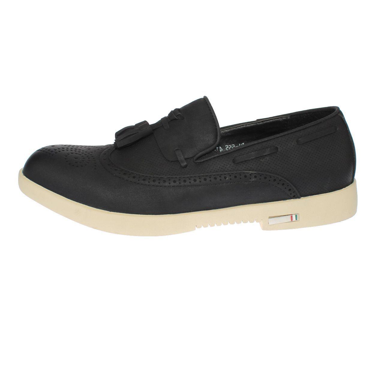 Mocasín Negro Vía Franca Hombre Art: 8DI555BLACK-1