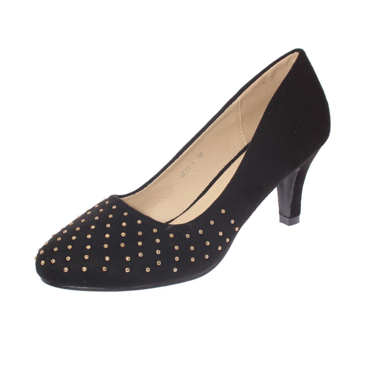 Zapato taco Negro Vía Franca Mujer-0