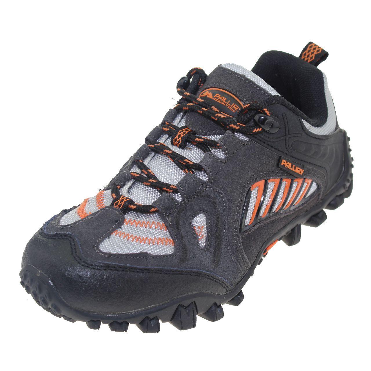 Zapatilla Outdoor Negro/Gris/Naranjo Vía Franca Niño-0
