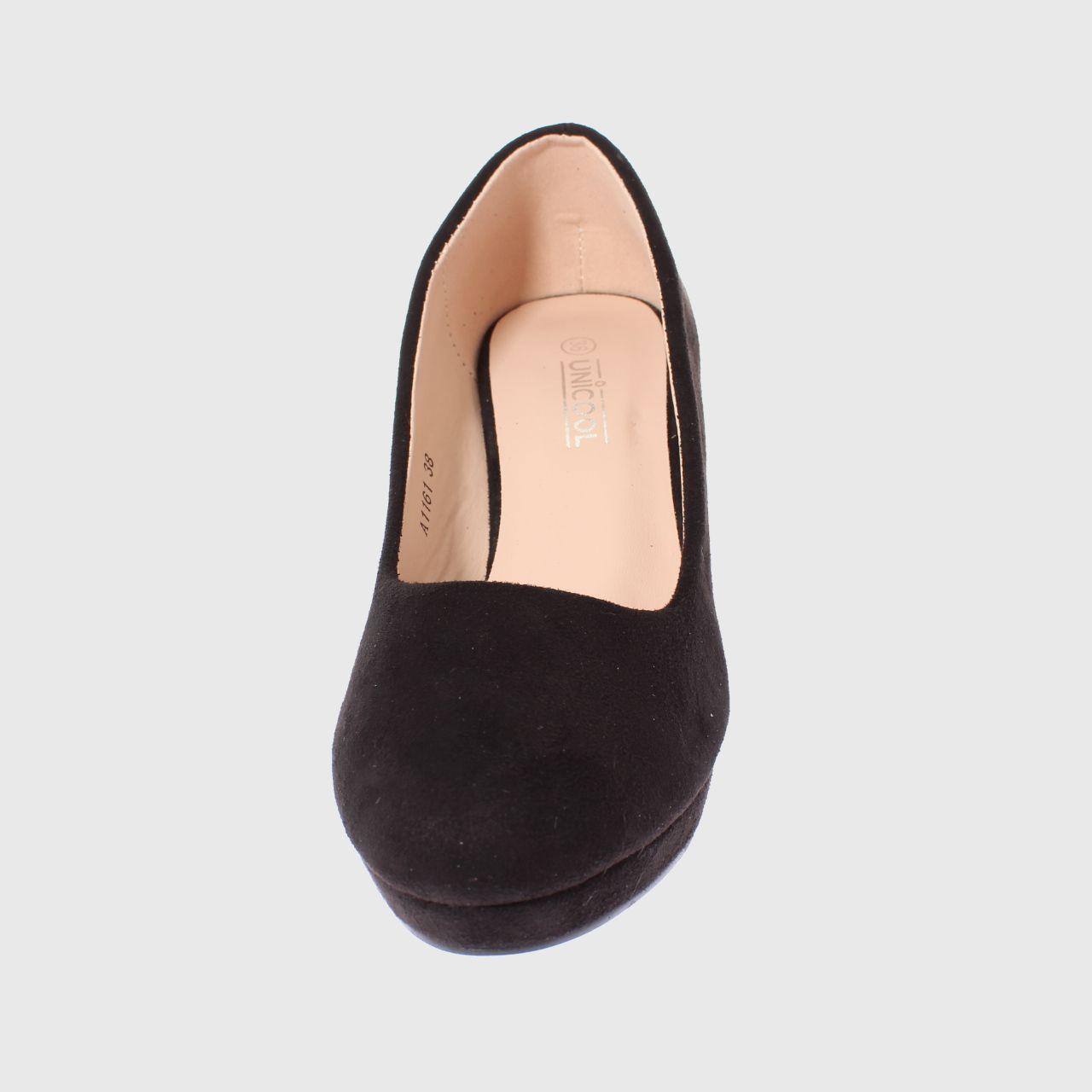 Zapato Taco Negro Vía Franca Mujer-2