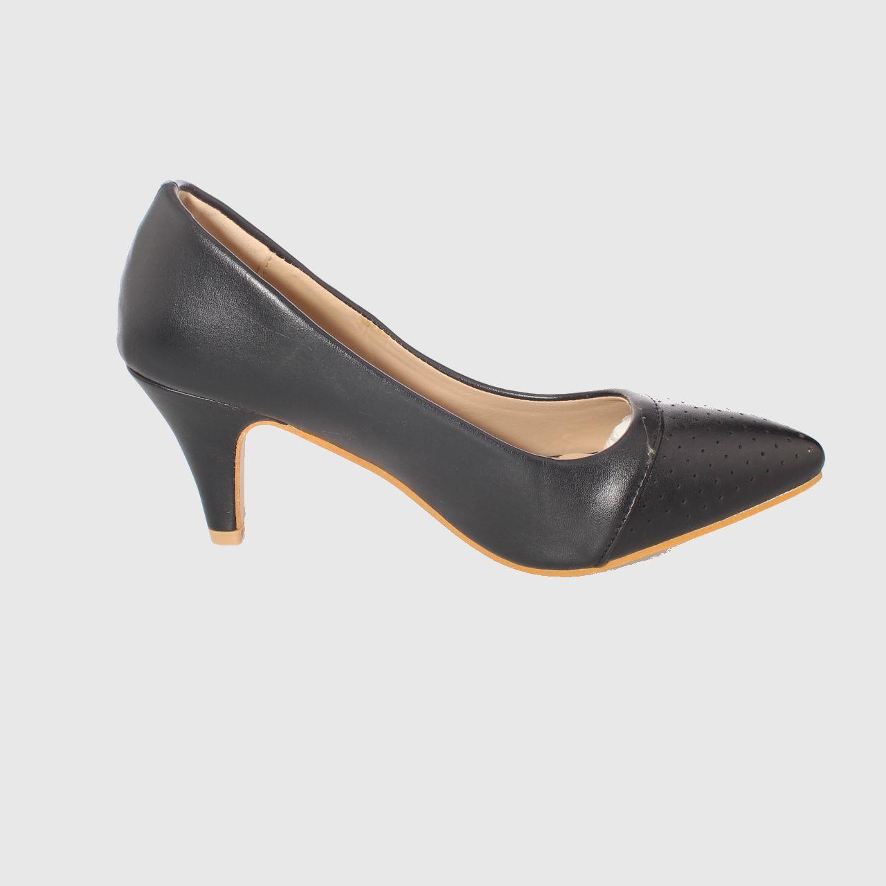 Zapato taco Negro Vía Franca Mujer-3