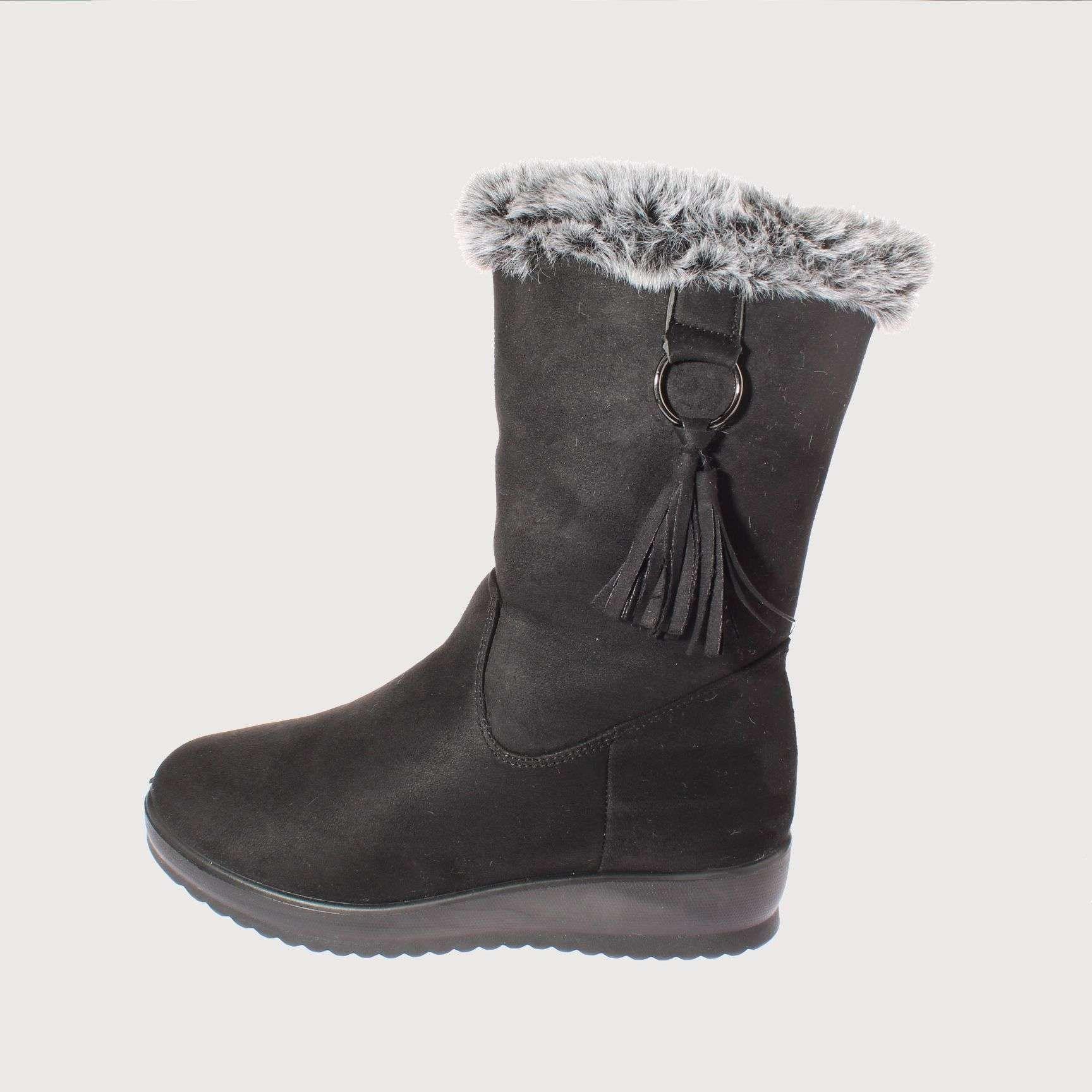 Bota Chiporro Negro Vía Franca Mujer Art: 5S302B177BLACK-1