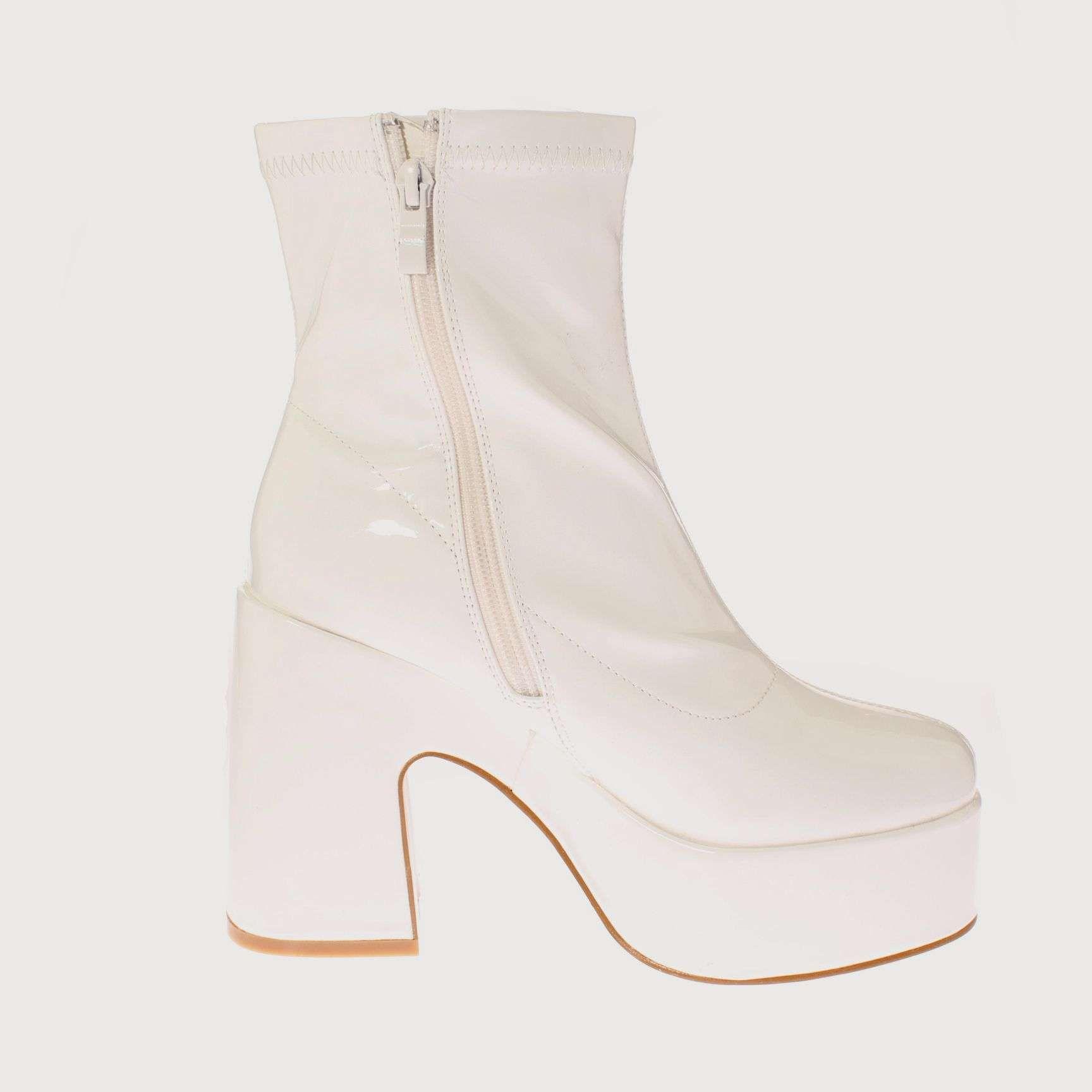 Bota Terraplen Blanco Vía Franca Mujer Art: 506881AWHITE-3