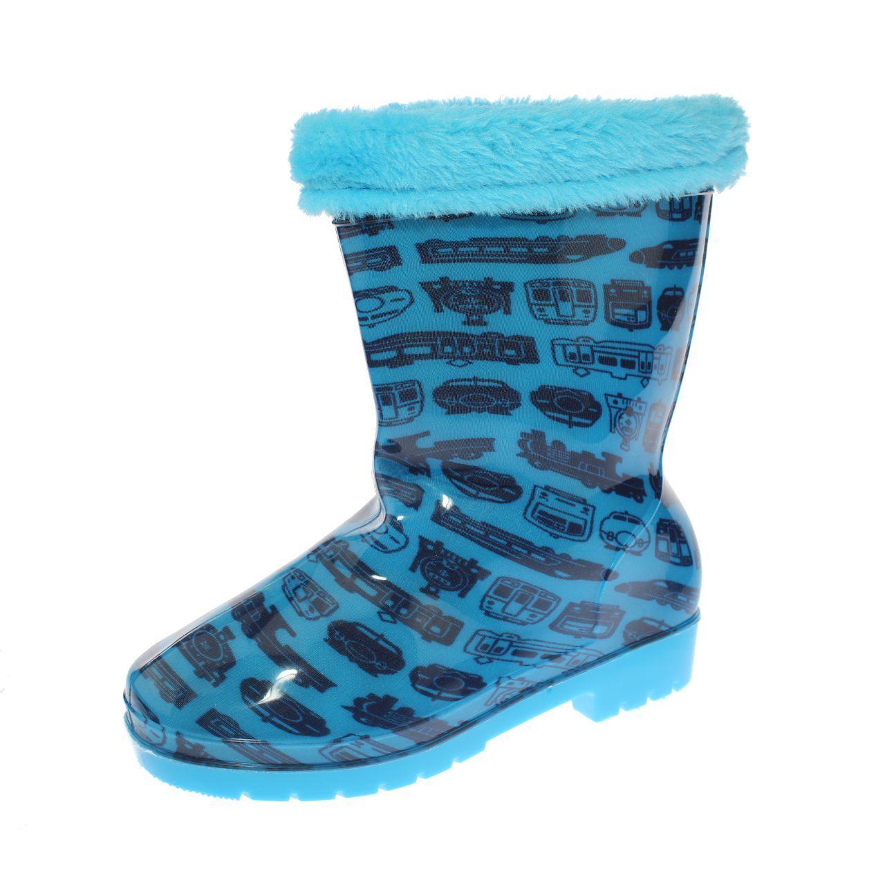 Bota Lluvia Azul Vía Franca Niña-0