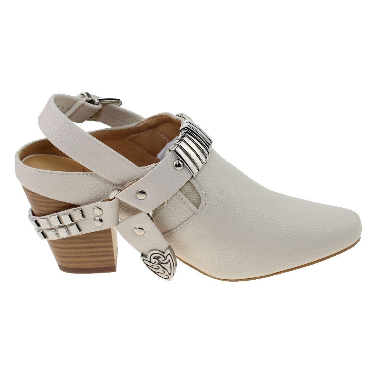 Botin Beige Vía Franca Mujer-2