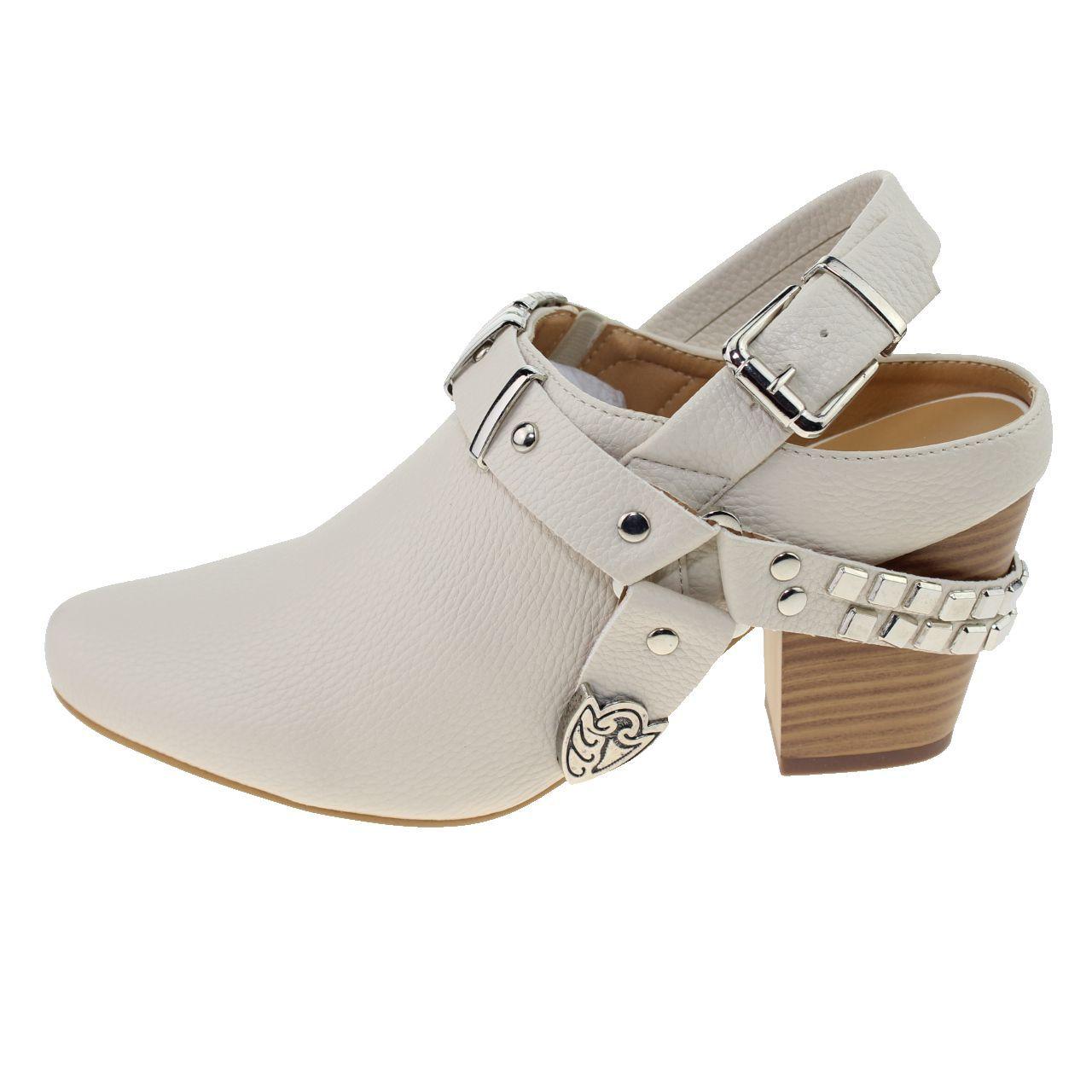 Botin Beige Vía Franca Mujer-3