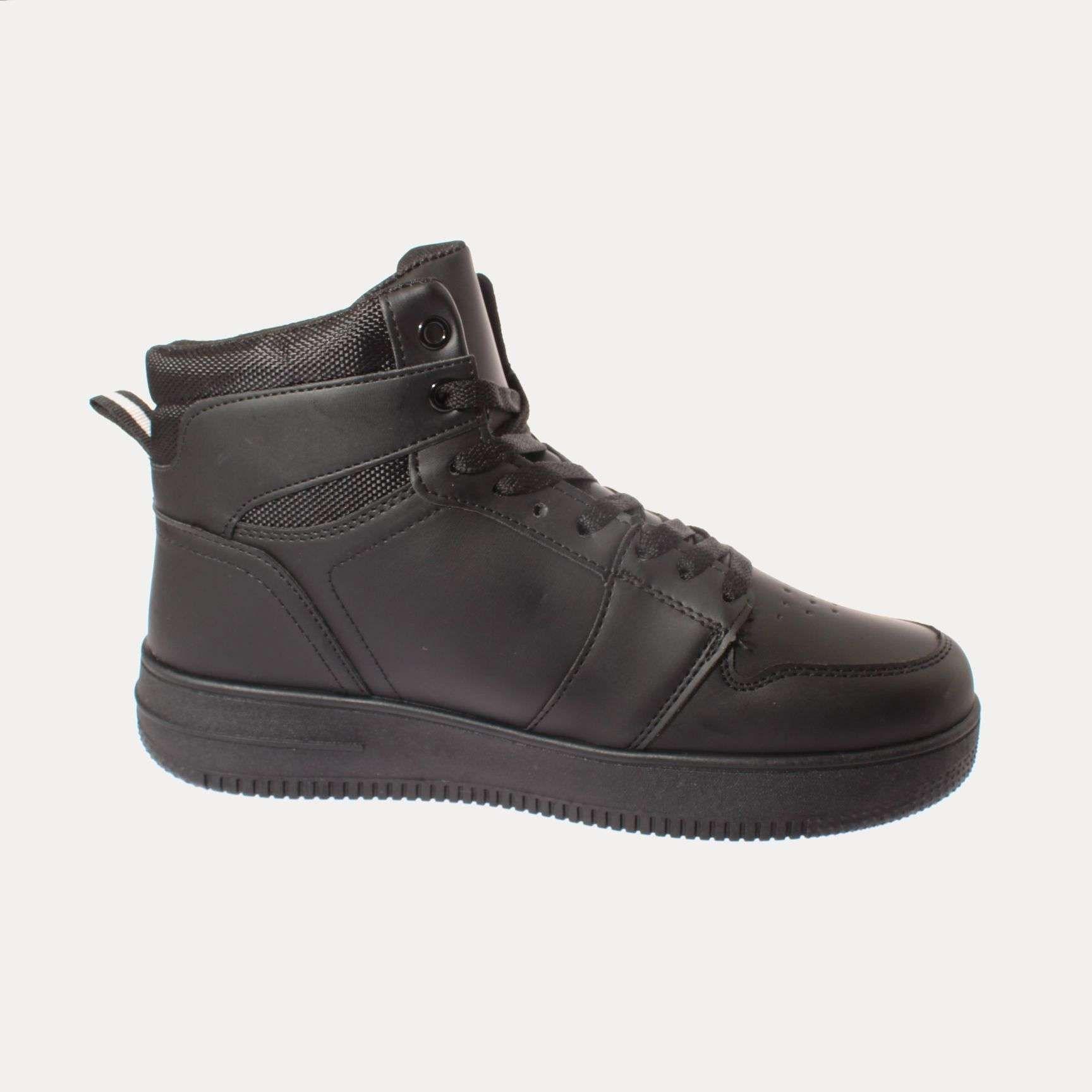 Zapatilla Caña Negro Vía Franca Hombre Art: 8PG244714BLACK-3