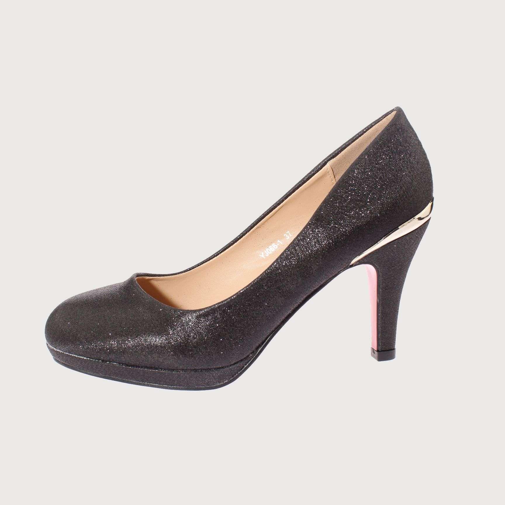 Zapato Fiesta Negro Vía Franca Mujer Art: 5YJ0661BLACK-1