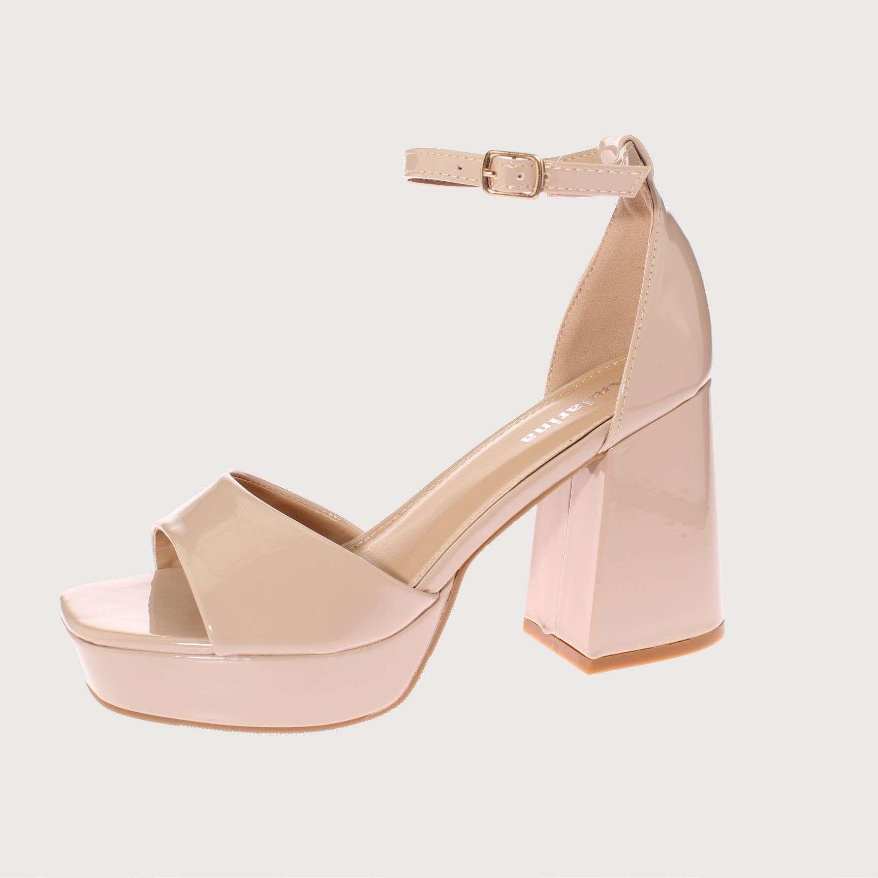 Sandalia Fiesta Beige Vía Franca Mujer Art: 5M233NUDE-1