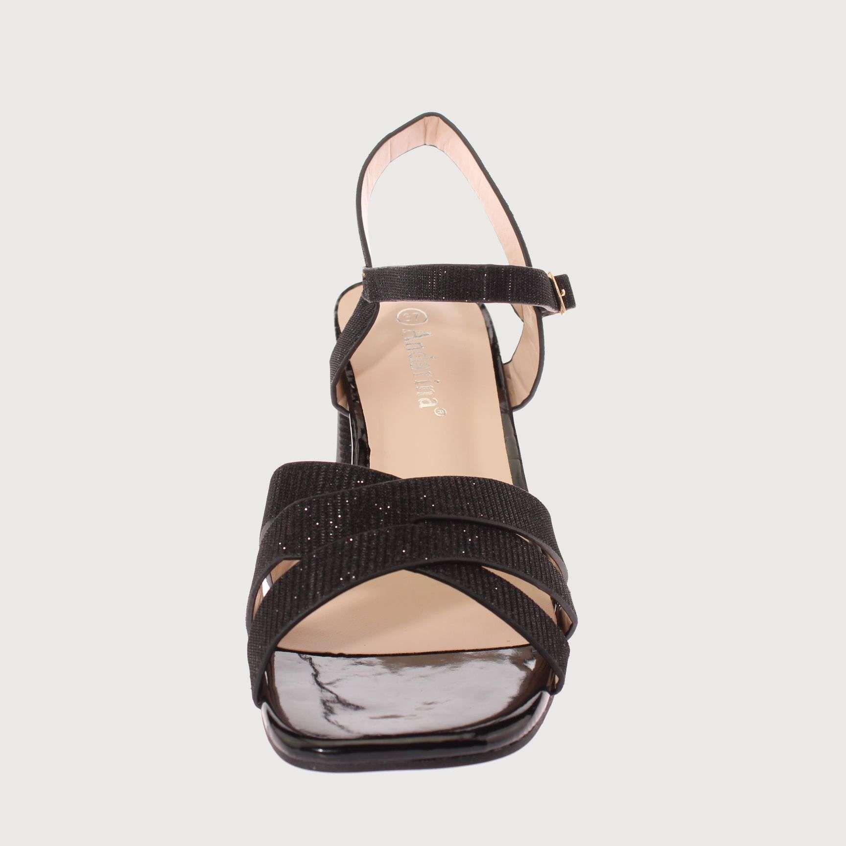 Sandalia Negro Vía Franca Mujer Art: 5YH061BLACK-2