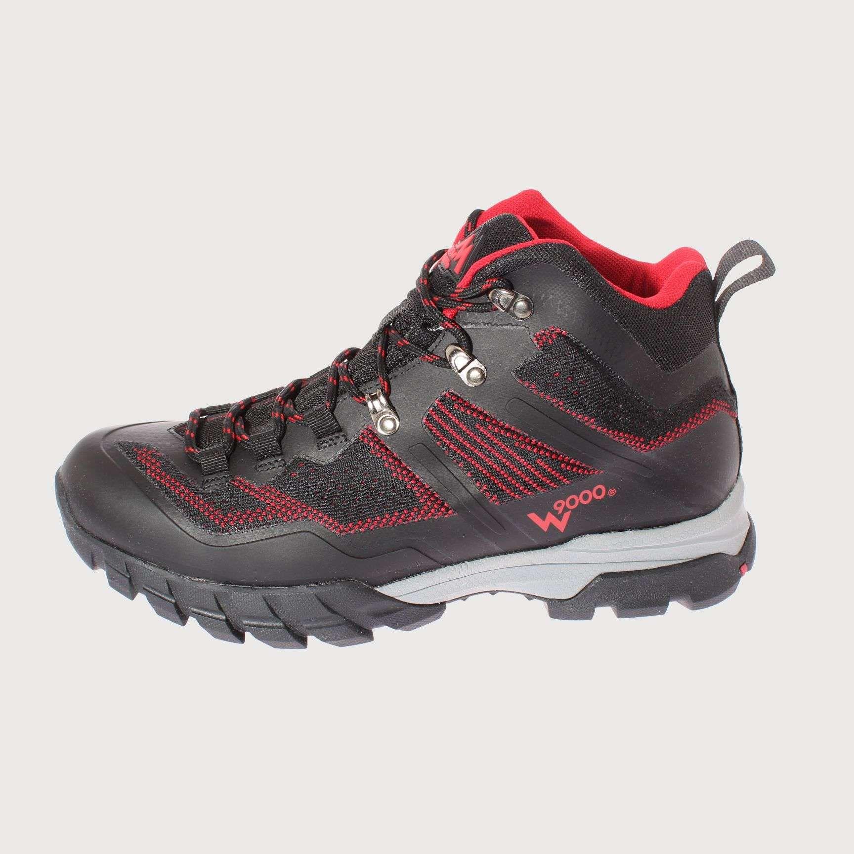 Botín Outdoor Negro Vía Franca Hombre Art: 8W9700ABLACKRED-1