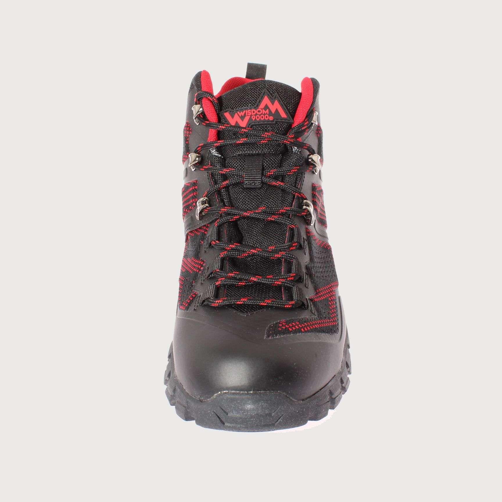 Botín Outdoor Negro Vía Franca Hombre Art: 8W9700ABLACKRED-2