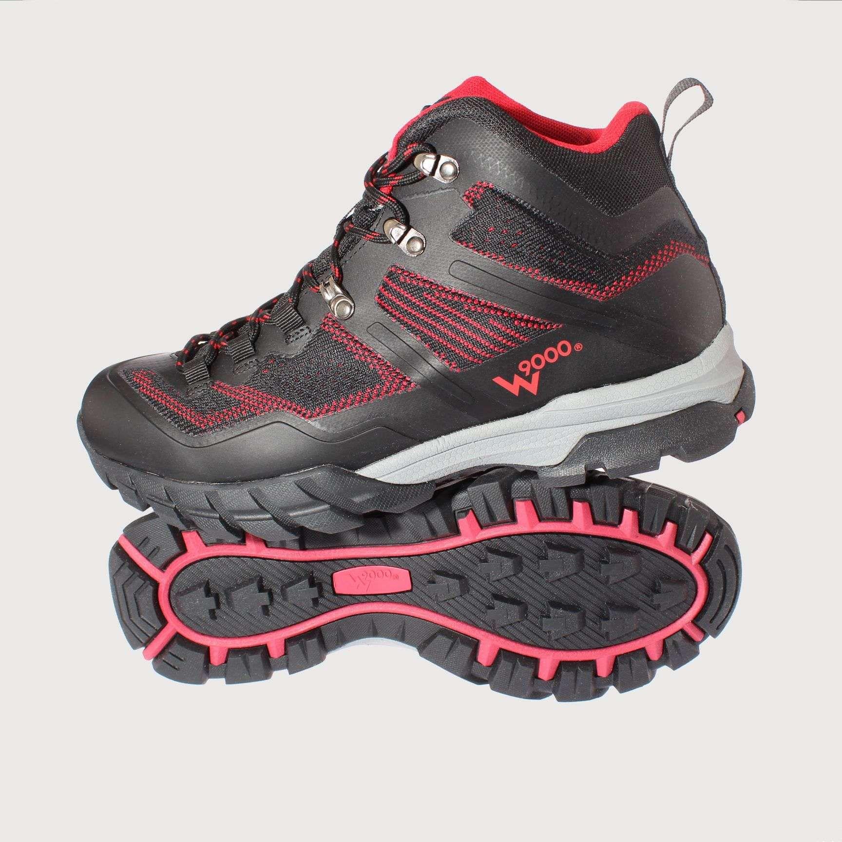 Botín Outdoor Negro Vía Franca Hombre Art: 8W9700ABLACKRED-4