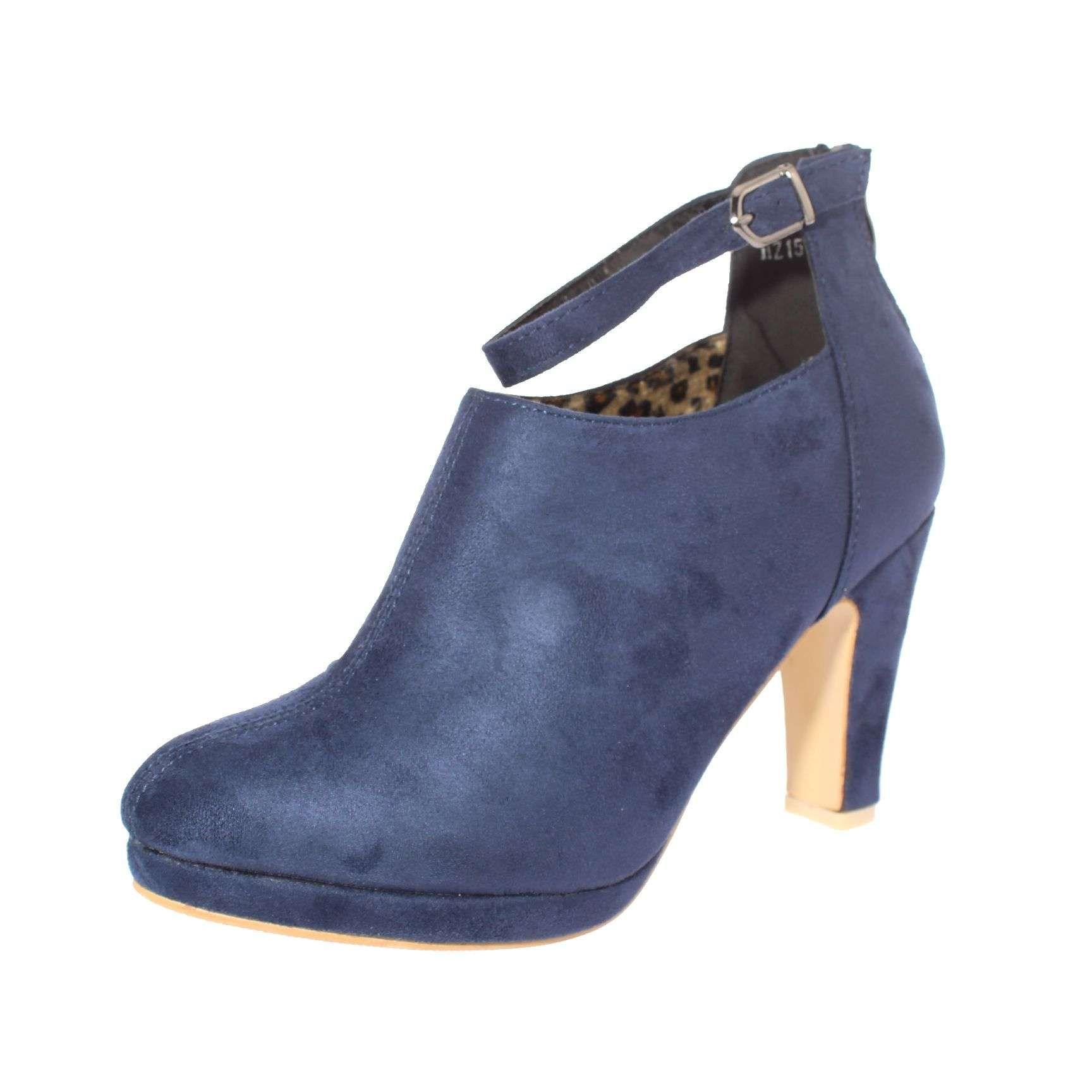 Zapato Azul Vía Franca Mujer-0