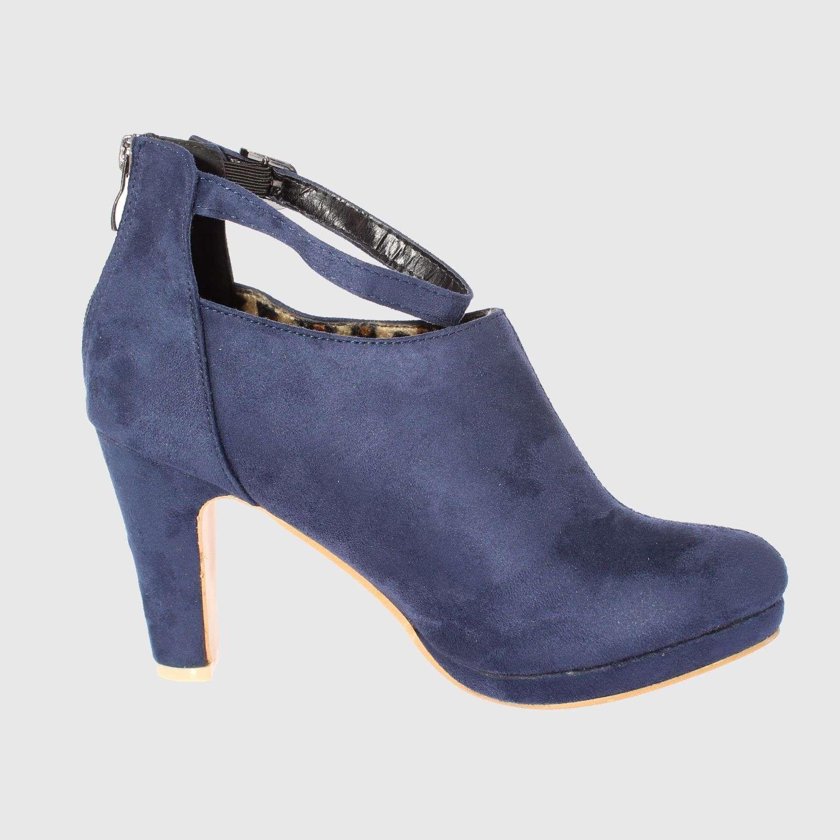 Zapato Azul Vía Franca Mujer-3