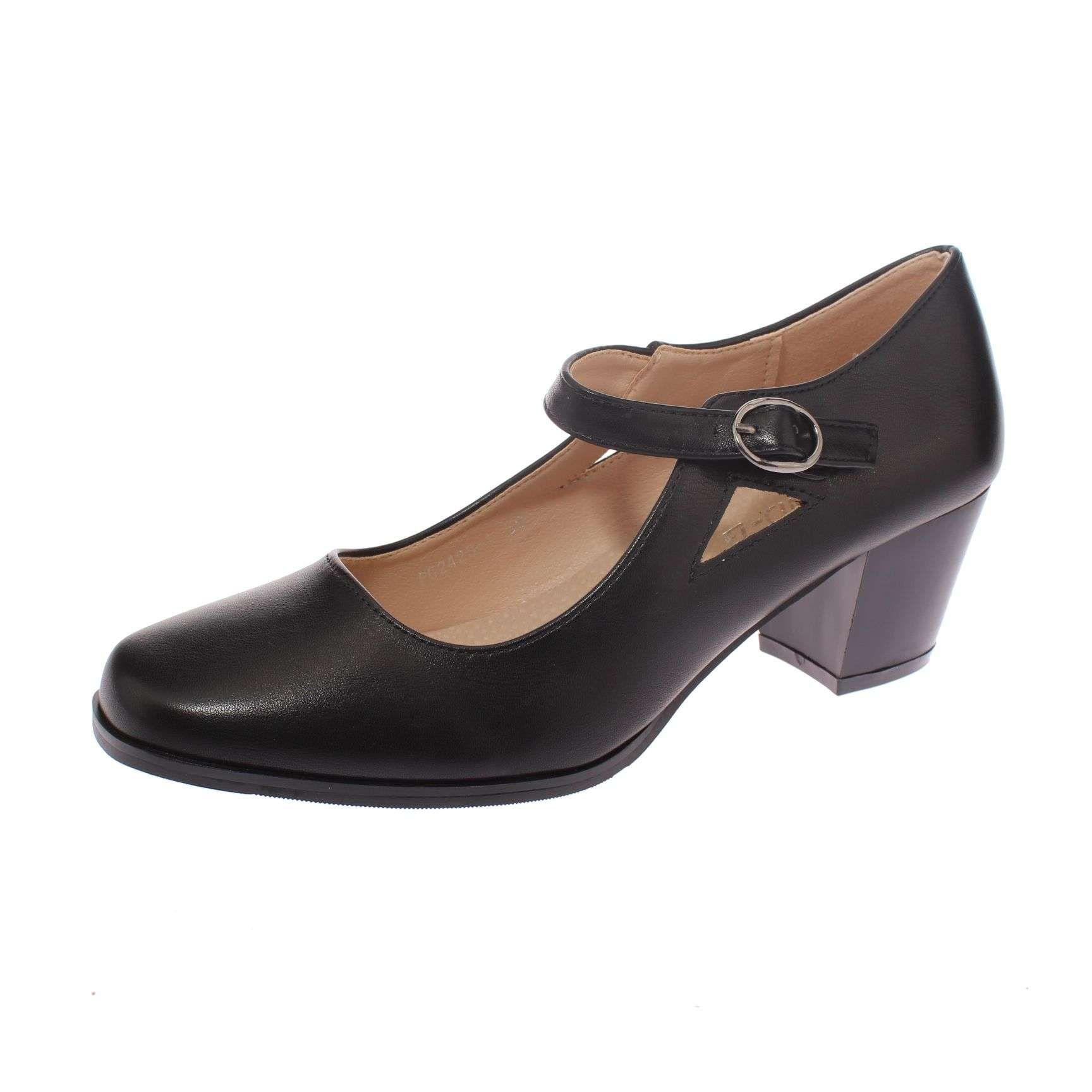 Zapato Taco Negro Vía Franca Mujer Art: 5PG24231BLACK-0