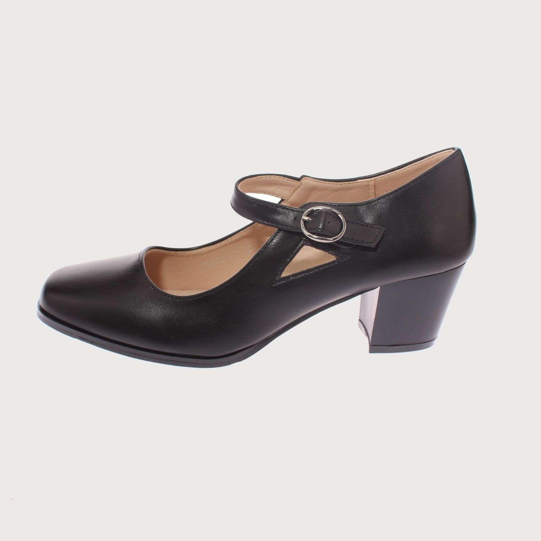 Zapato Taco Negro Vía Franca Mujer Art: 5PG24231BLACK-1