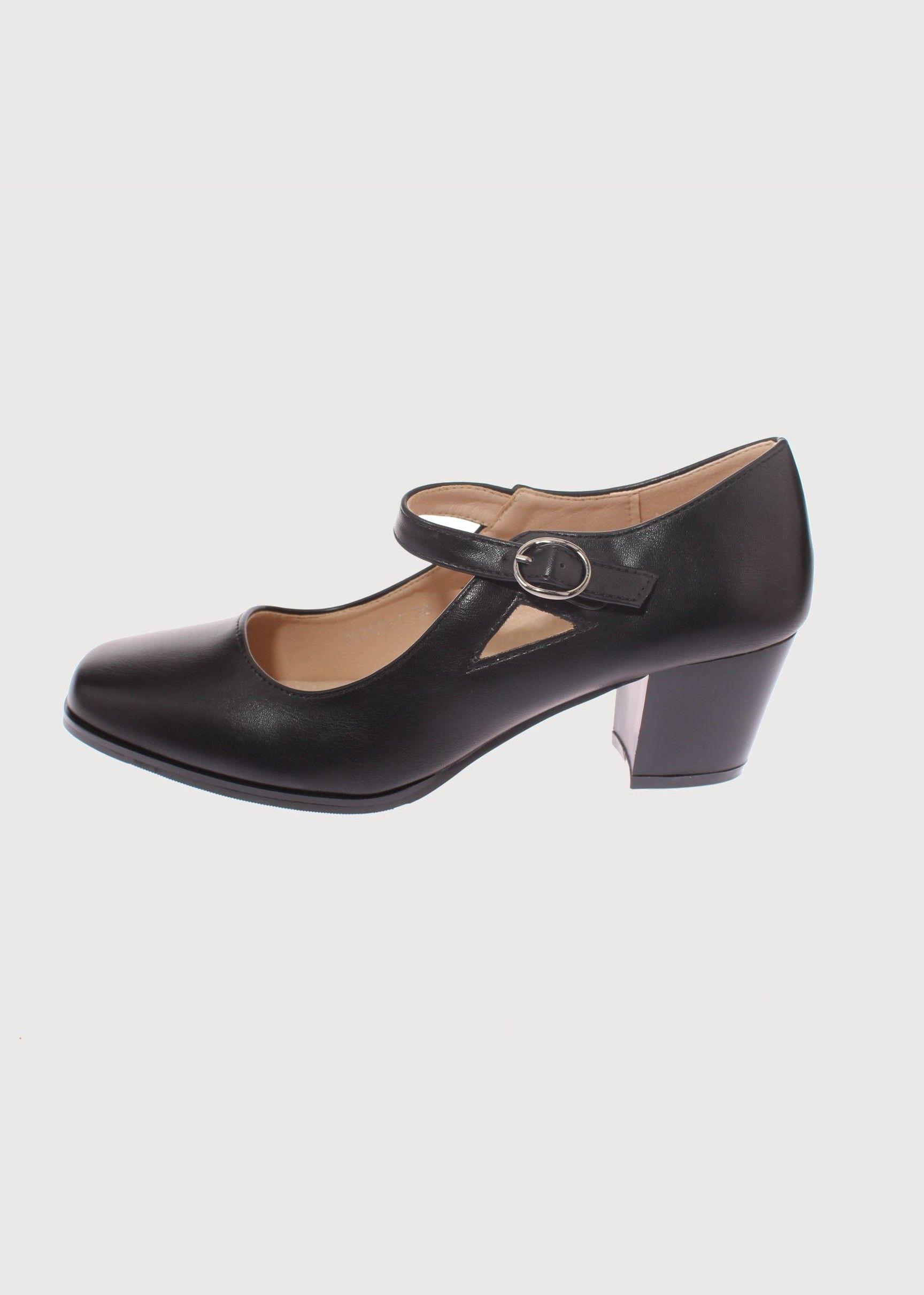 Zapato Taco Negro Vía Franca Mujer Art: 5PG24231BLACK-2